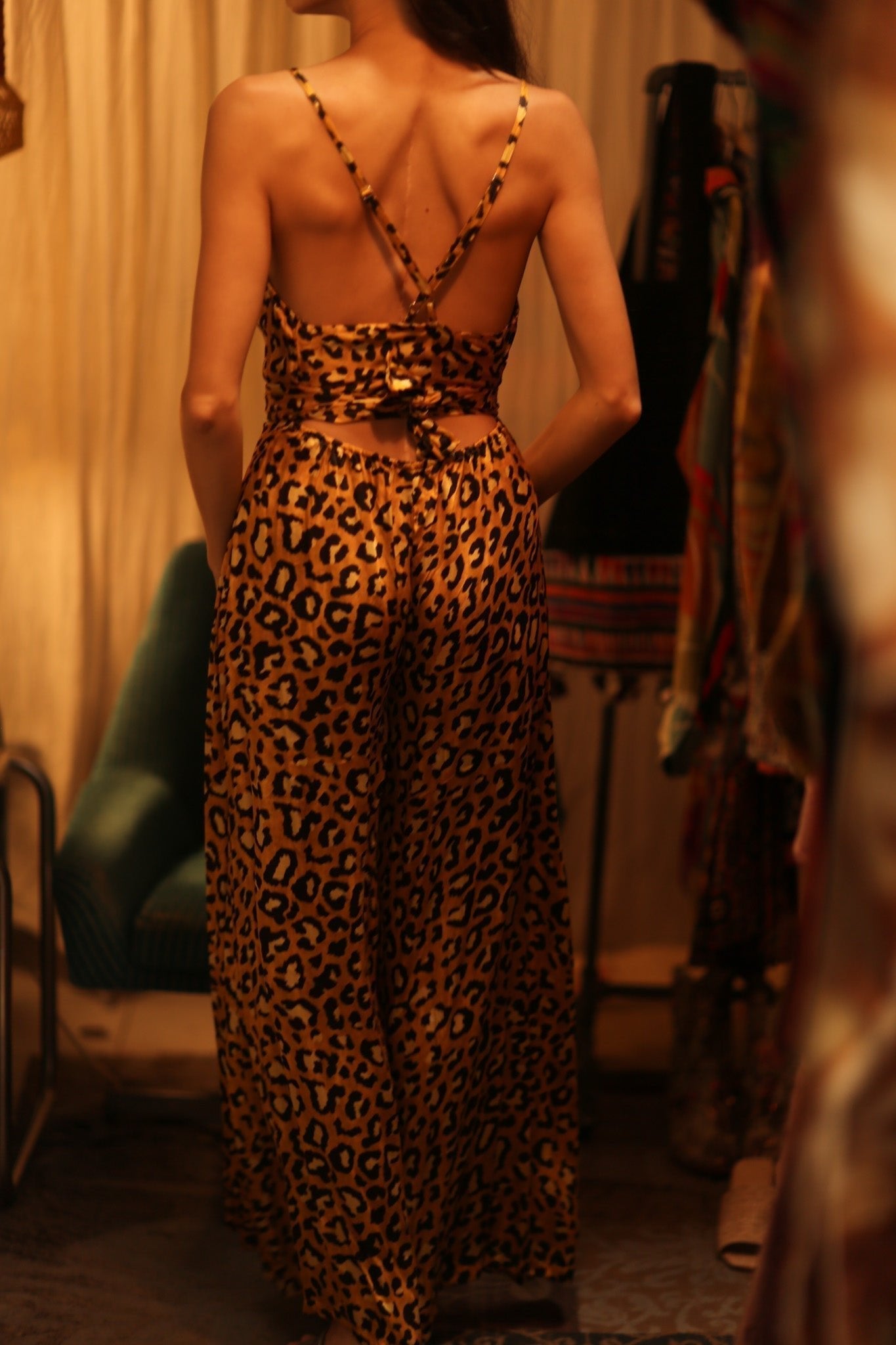 LEO PRINT SILK JUMPSUIT NEIS - MOMO STUDIO BERLIN - Berlin Concept Store - sustainable & ethical fashion