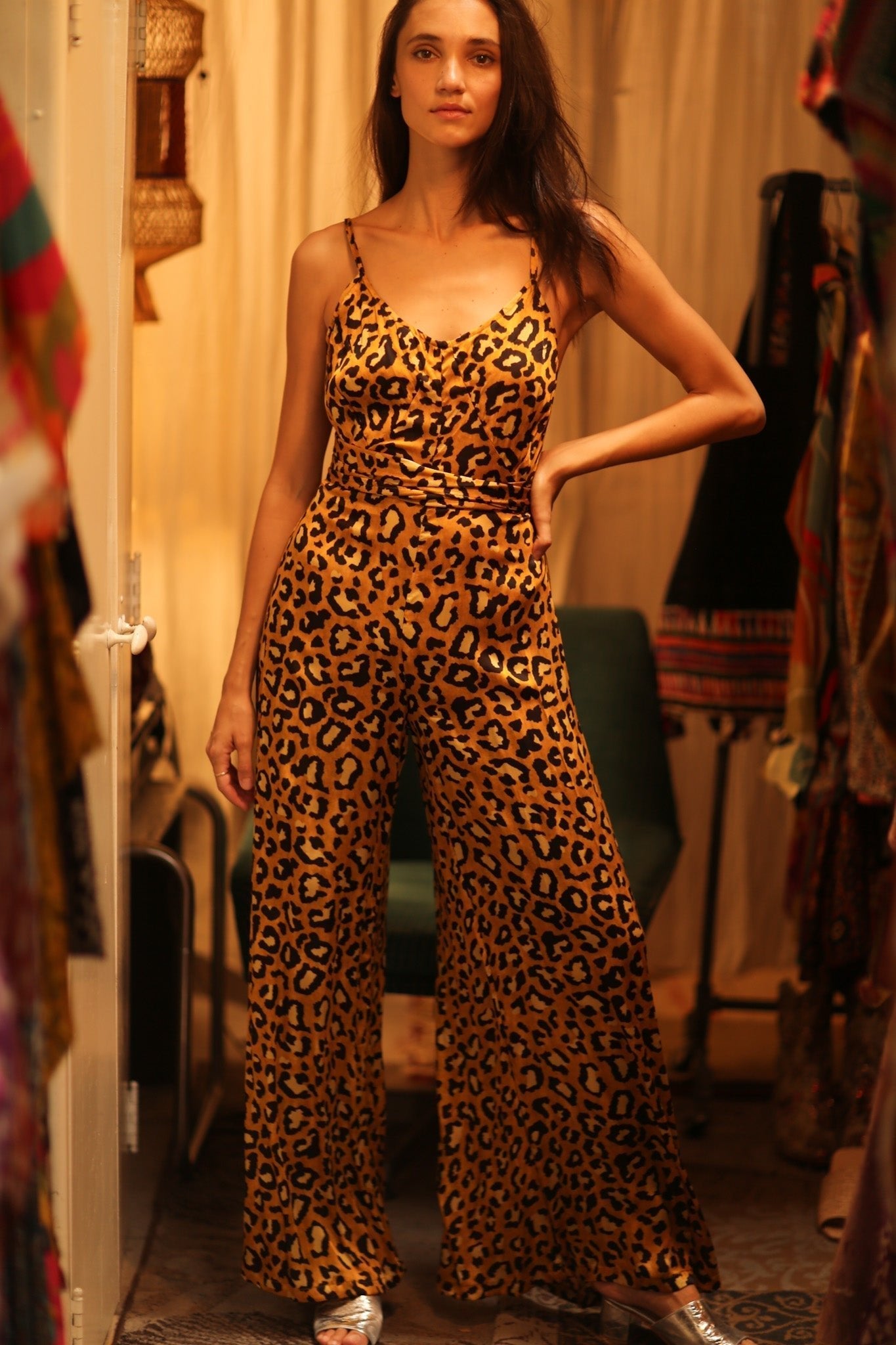 LEO PRINT SILK JUMPSUIT NEIS - MOMO STUDIO BERLIN - Berlin Concept Store - sustainable & ethical fashion