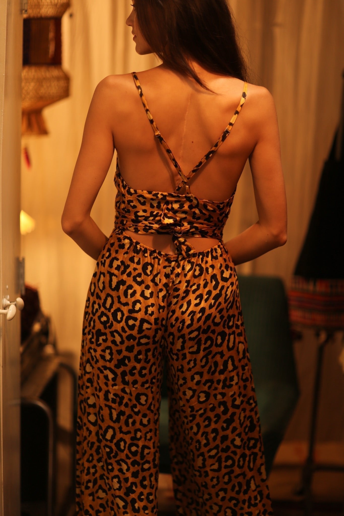LEO PRINT SILK JUMPSUIT NEIS - MOMO STUDIO BERLIN - Berlin Concept Store - sustainable & ethical fashion