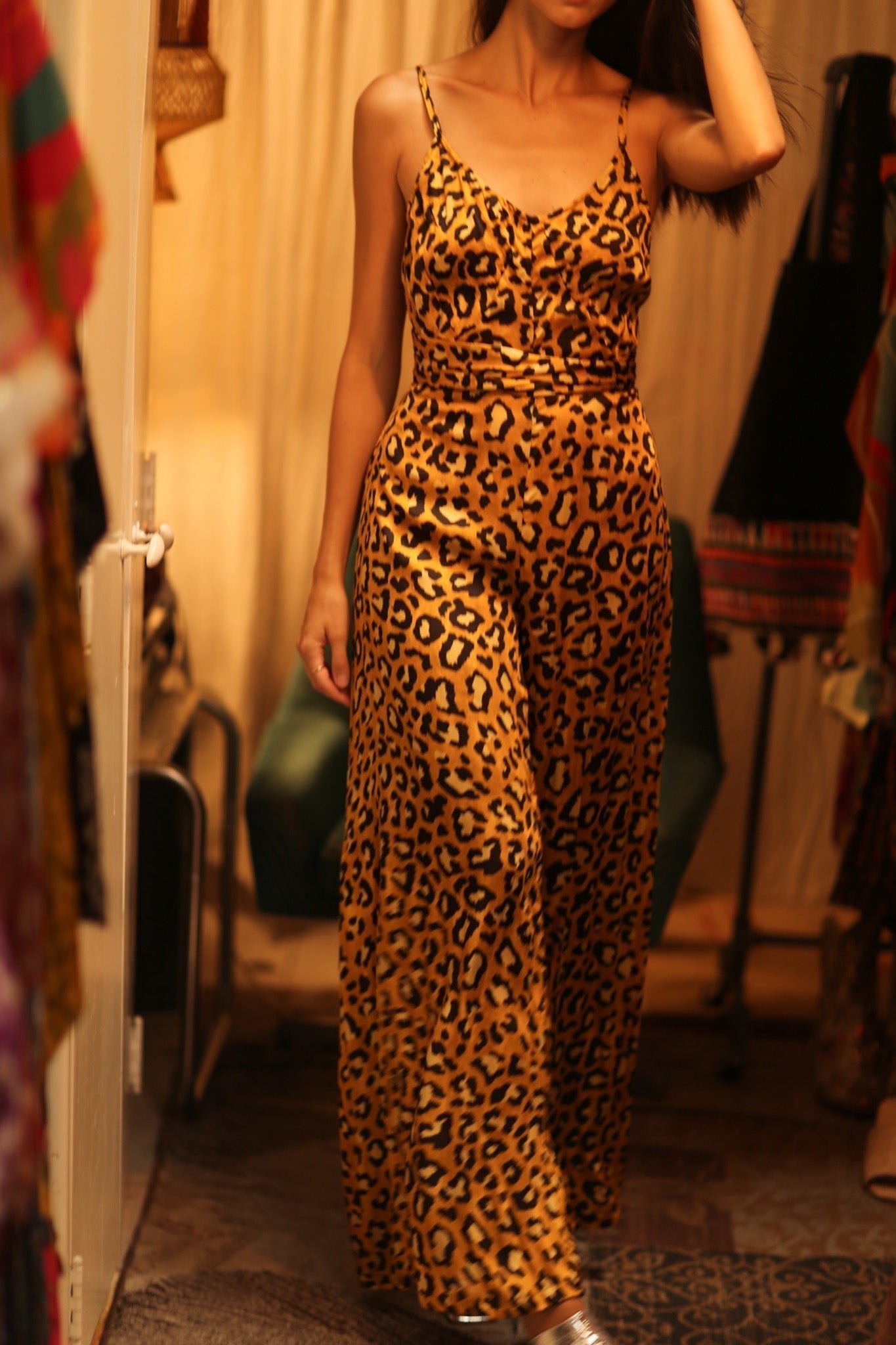LEO PRINT SILK JUMPSUIT NEIS - MOMO STUDIO BERLIN - Berlin Concept Store - sustainable & ethical fashion