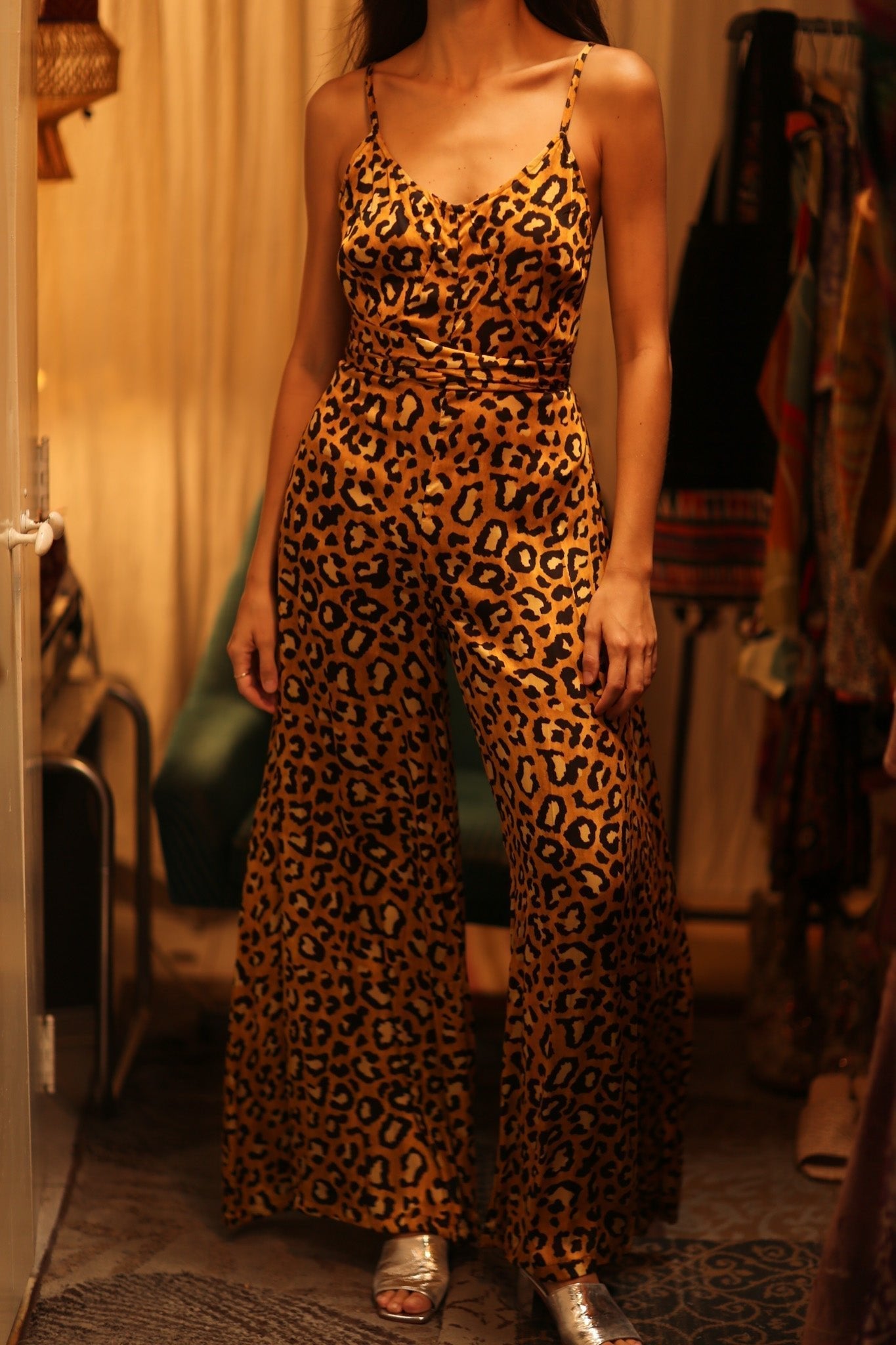 LEO PRINT SILK JUMPSUIT NEIS - MOMO STUDIO BERLIN - Berlin Concept Store - sustainable & ethical fashion