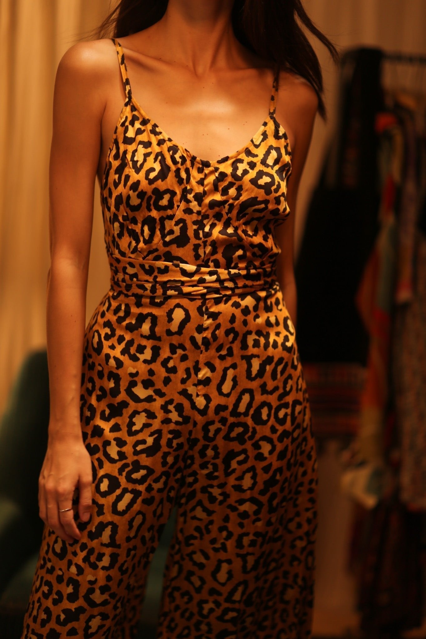 LEO PRINT SILK JUMPSUIT NEIS - MOMO STUDIO BERLIN - Berlin Concept Store - sustainable & ethical fashion