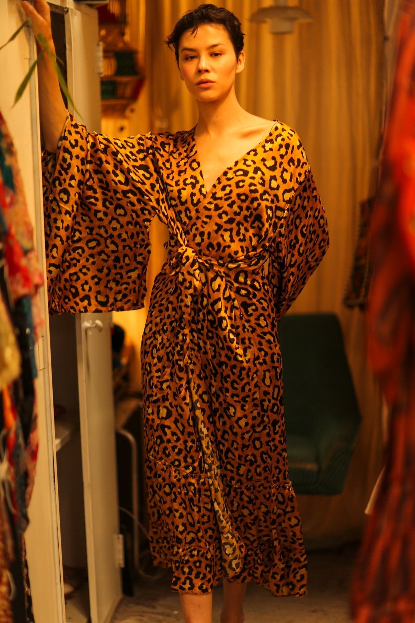 LEO PRINT XXL WING KIMONO HILA - MOMO STUDIO BERLIN - Berlin Concept Store - sustainable & ethical fashion