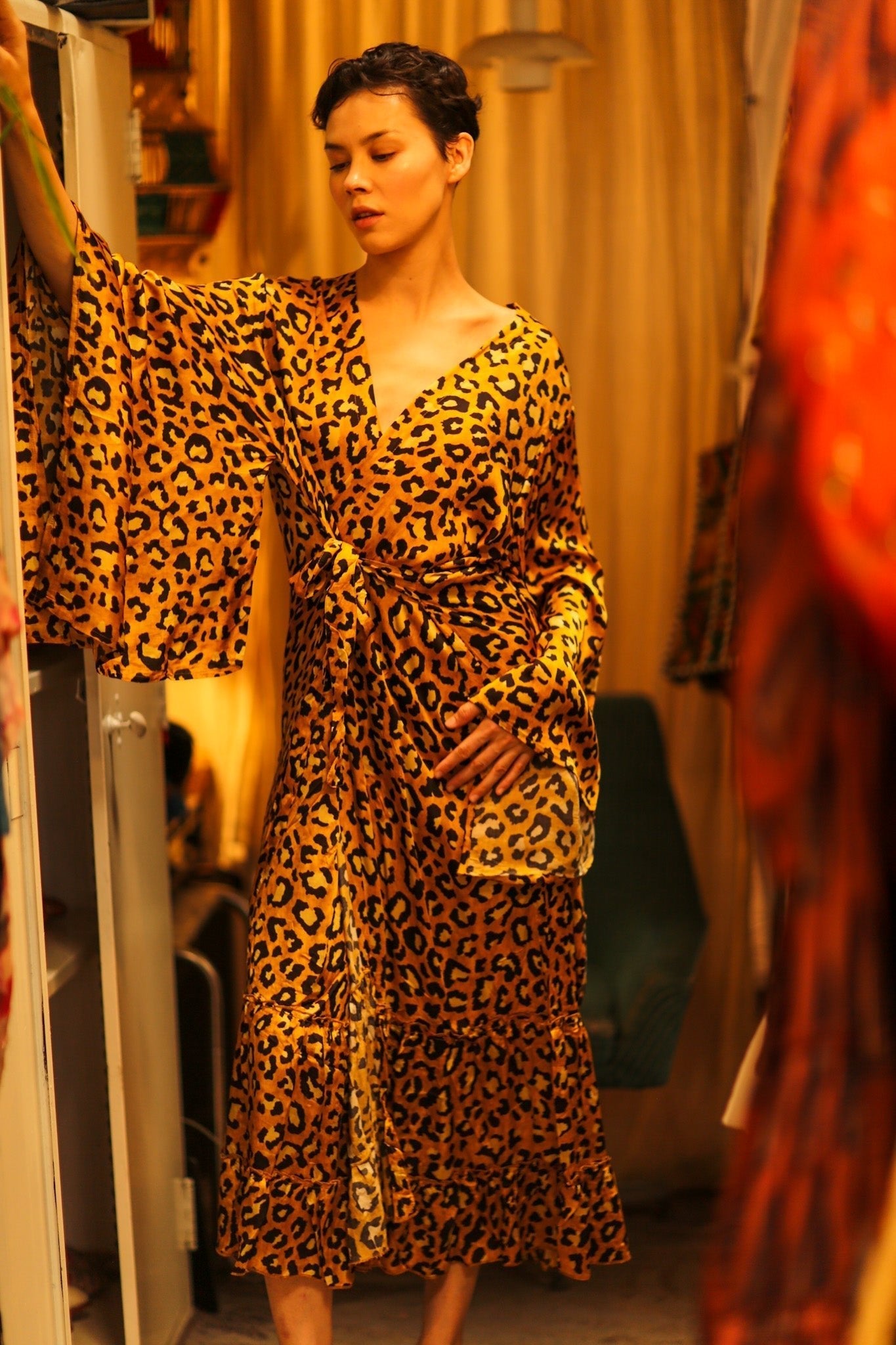 LEO PRINT XXL WING KIMONO HILA - MOMO STUDIO BERLIN - Berlin Concept Store - sustainable & ethical fashion