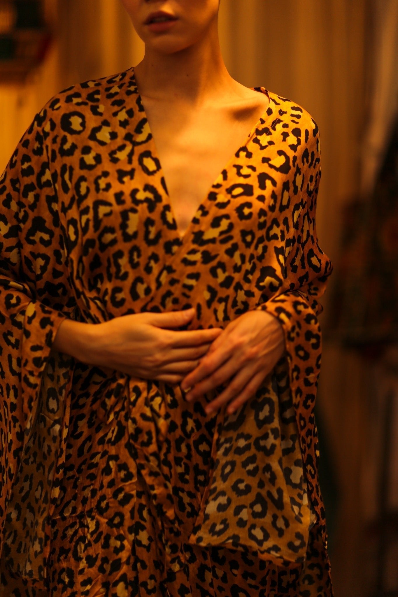 LEO PRINT XXL WING KIMONO HILA - MOMO STUDIO BERLIN - Berlin Concept Store - sustainable & ethical fashion
