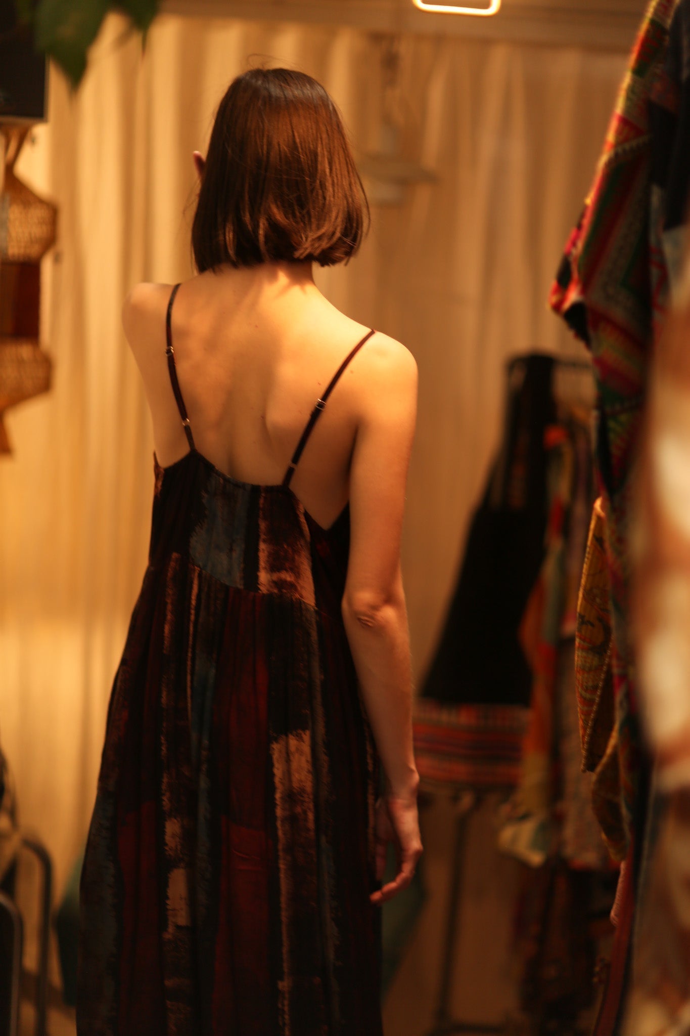 LILY SILK DRESS RED STRIPE - MOMO STUDIO BERLIN - Berlin Concept Store - sustainable & ethical fashion