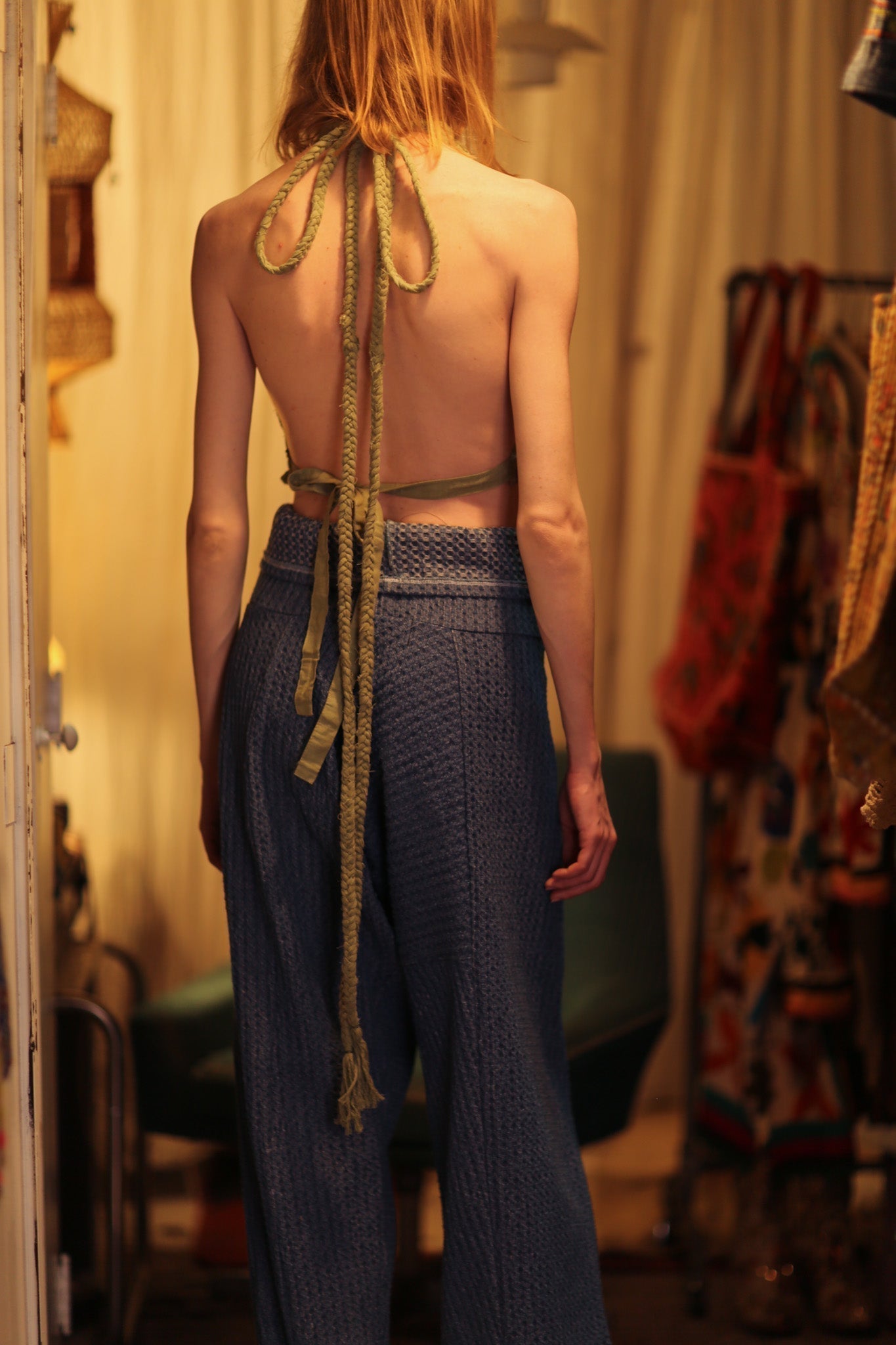 LUKE DENIM FISHERMAN TROUSERS - MOMO STUDIO BERLIN - Berlin Concept Store - sustainable & ethical fashion