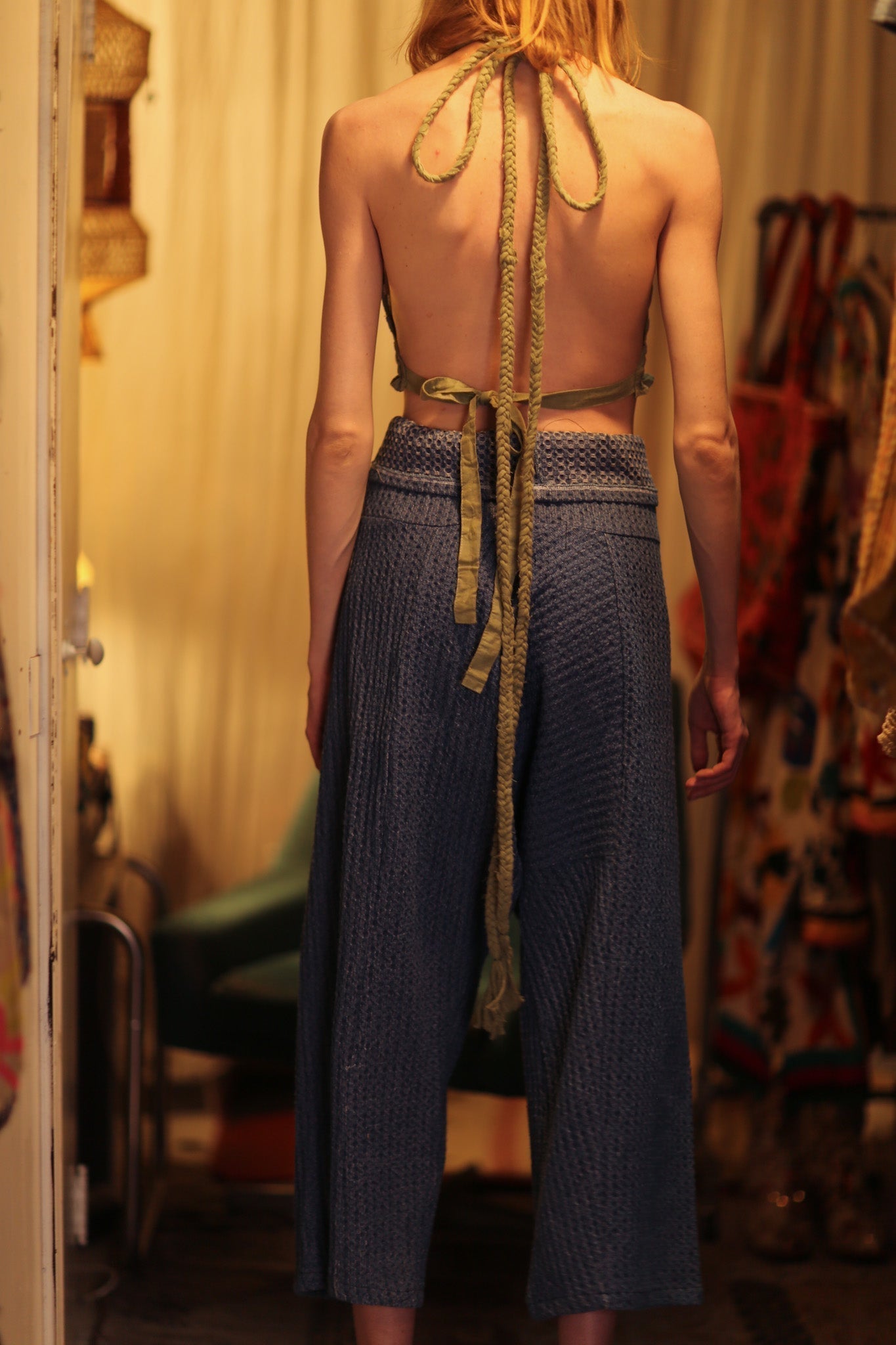 LUKE DENIM FISHERMAN TROUSERS - MOMO STUDIO BERLIN - Berlin Concept Store - sustainable & ethical fashion