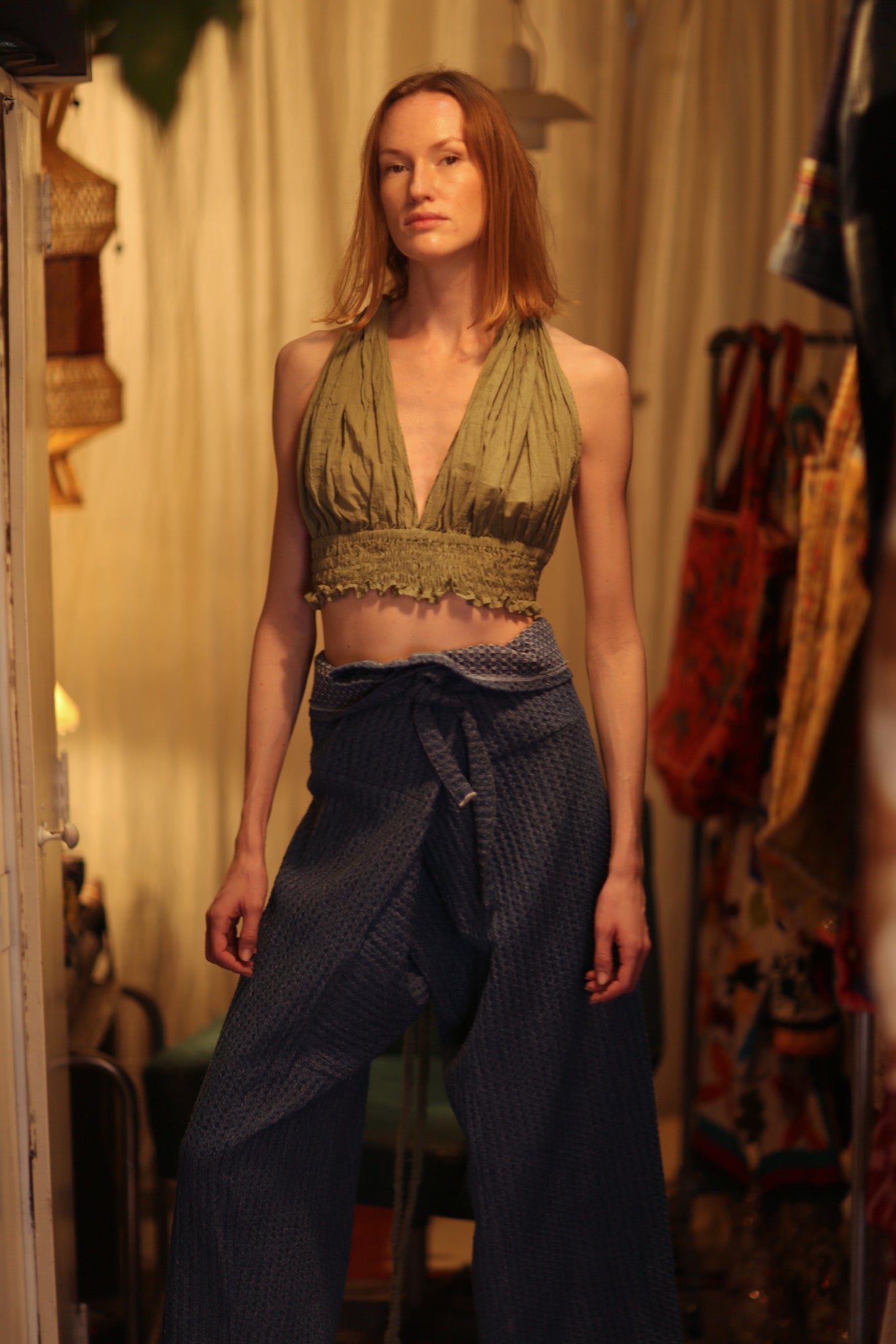 LUKE DENIM FISHERMAN TROUSERS - MOMO STUDIO BERLIN - Berlin Concept Store - sustainable & ethical fashion