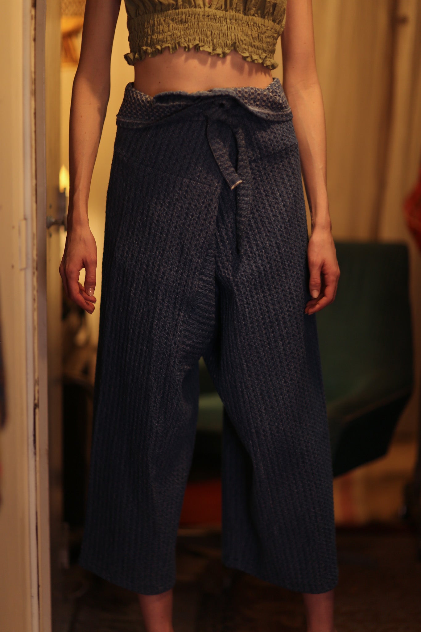 LUKE DENIM FISHERMAN TROUSERS - MOMO STUDIO BERLIN - Berlin Concept Store - sustainable & ethical fashion