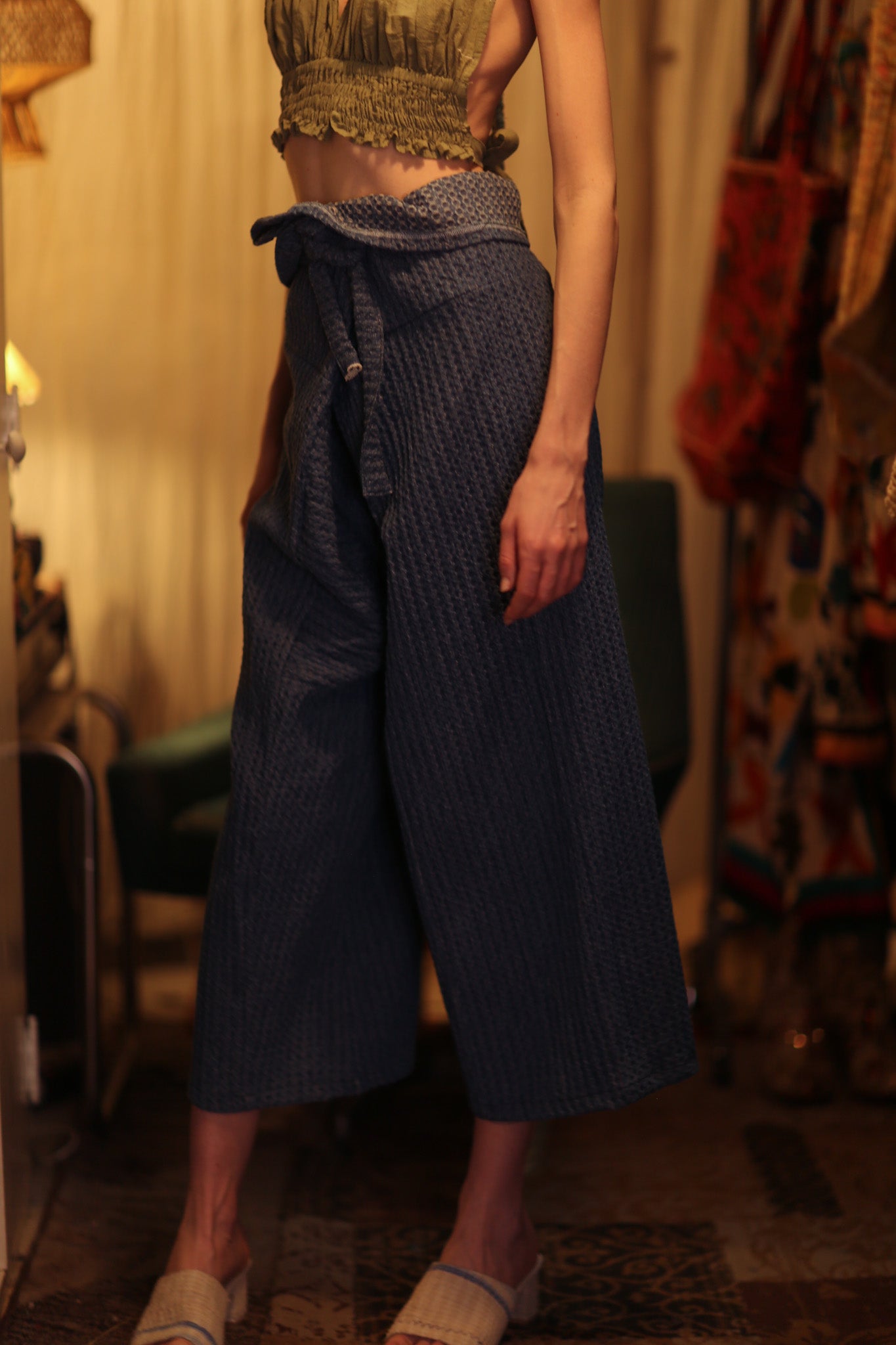 LUKE DENIM FISHERMAN TROUSERS - MOMO STUDIO BERLIN - Berlin Concept Store - sustainable & ethical fashion