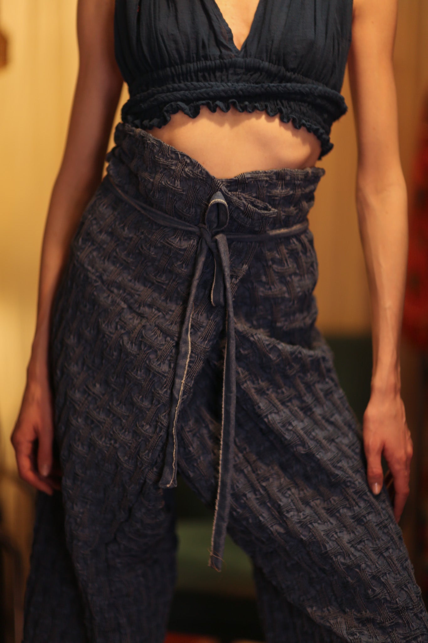 LUKE FISHERMAN TROUSERS DEEP BLUE - MOMO STUDIO BERLIN - Berlin Concept Store - sustainable & ethical fashion