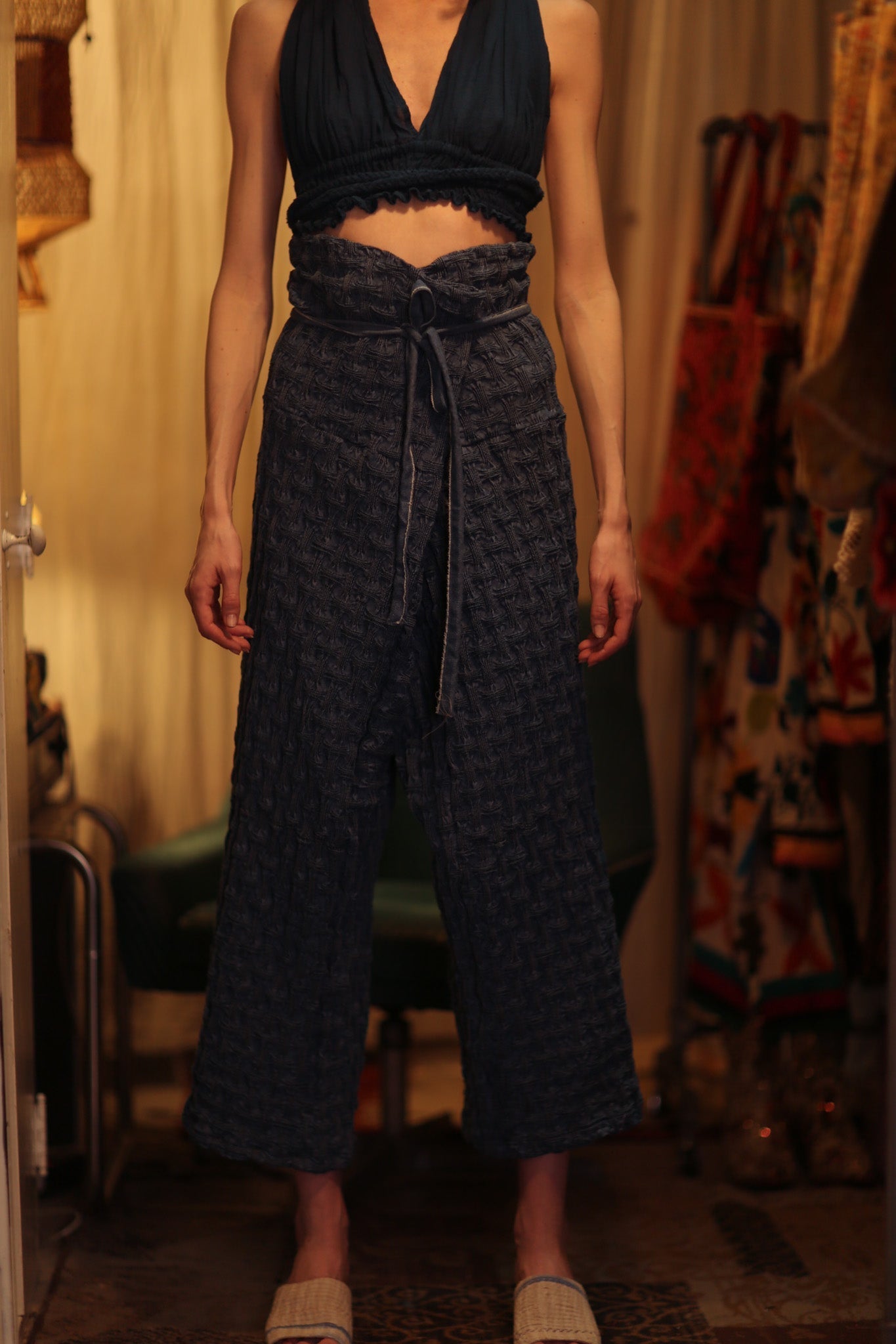 LUKE FISHERMAN TROUSERS DEEP BLUE - MOMO STUDIO BERLIN - Berlin Concept Store - sustainable & ethical fashion