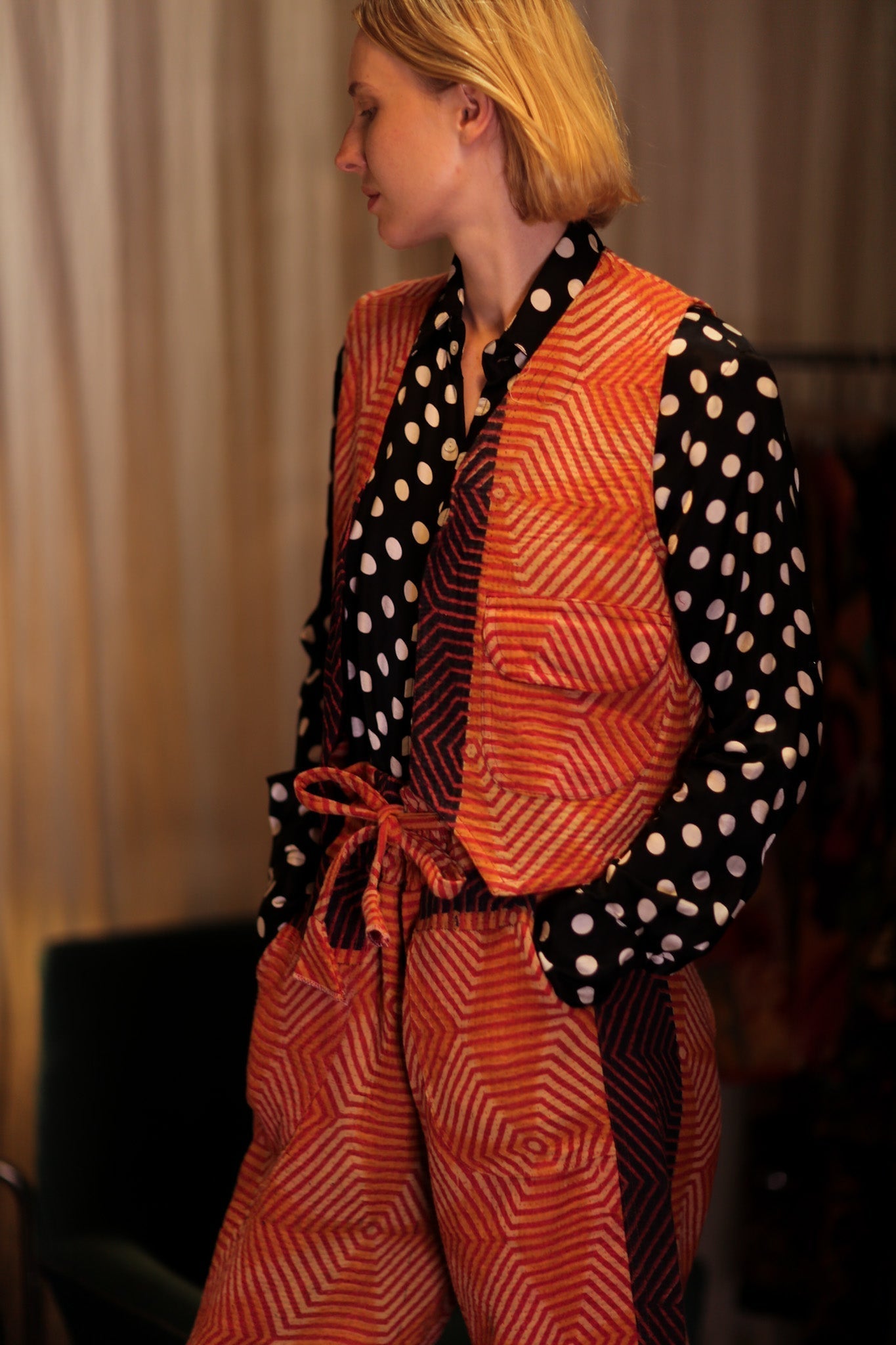 MARLENE KANTHA GILET CARROT - MOMO STUDIO BERLIN - Berlin Concept Store - sustainable & ethical fashion
