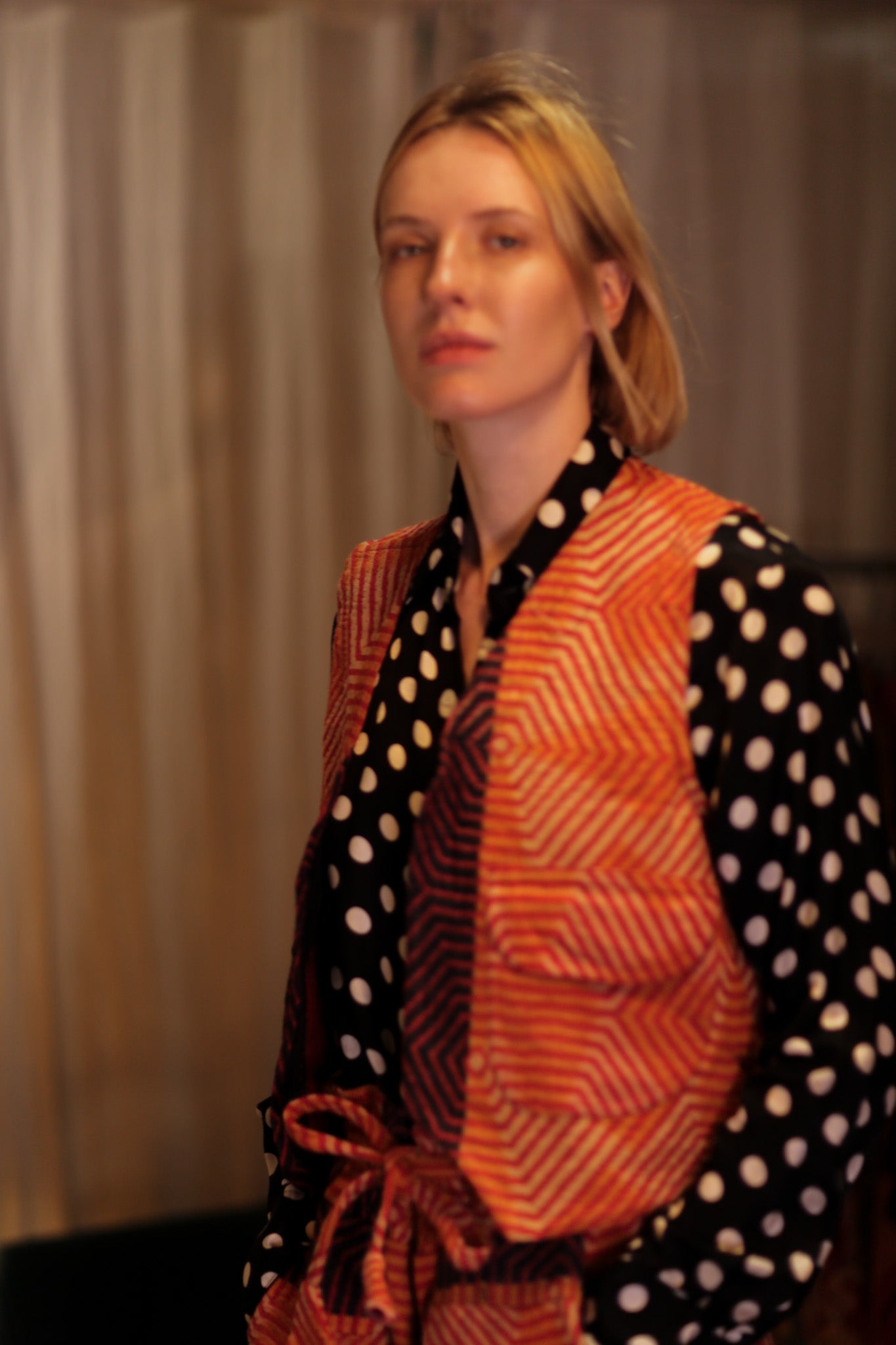 MARLENE KANTHA GILET CARROT - MOMO STUDIO BERLIN - Berlin Concept Store - sustainable & ethical fashion