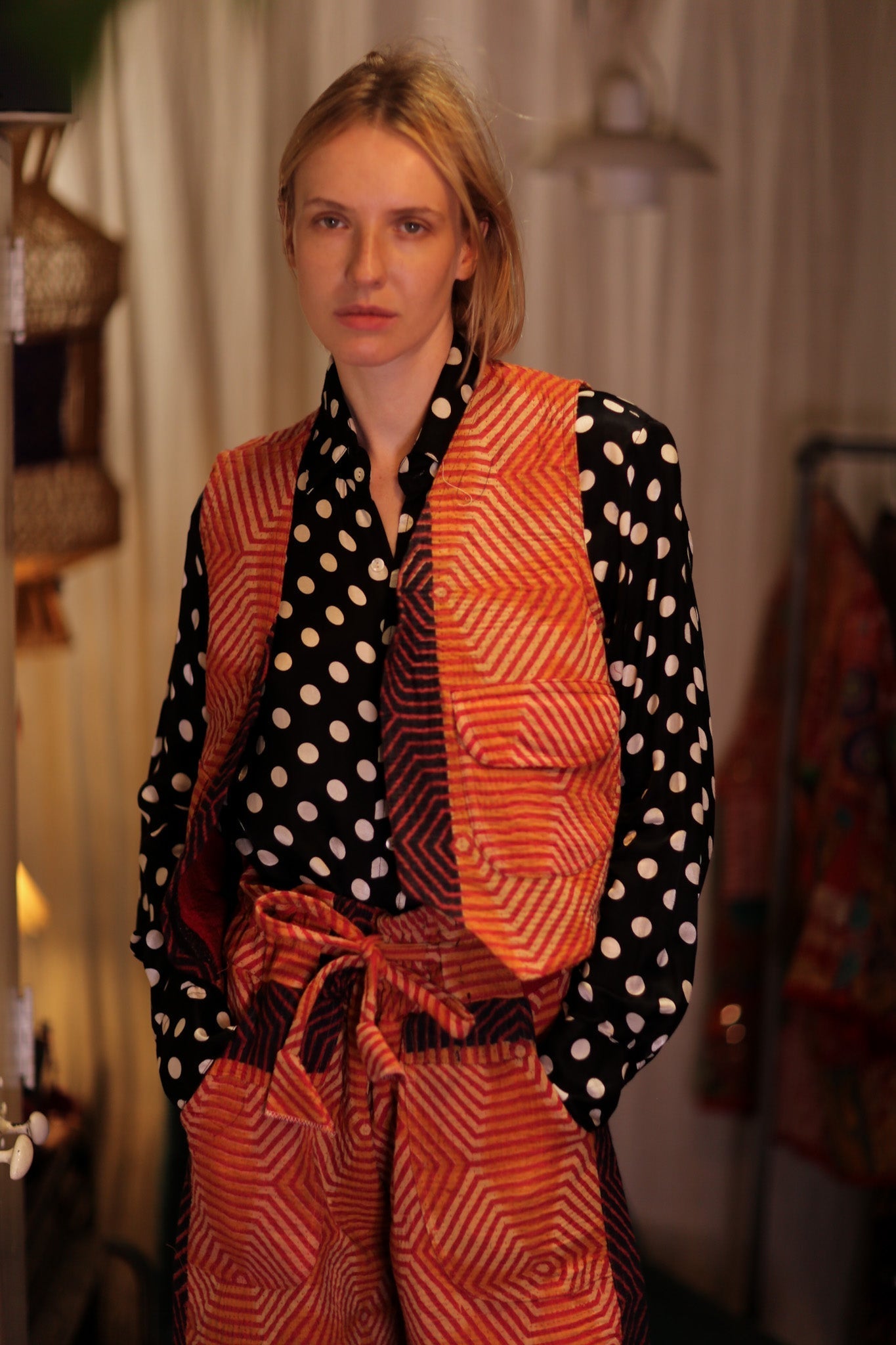 MARLENE KANTHA GILET CARROT - MOMO STUDIO BERLIN - Berlin Concept Store - sustainable & ethical fashion