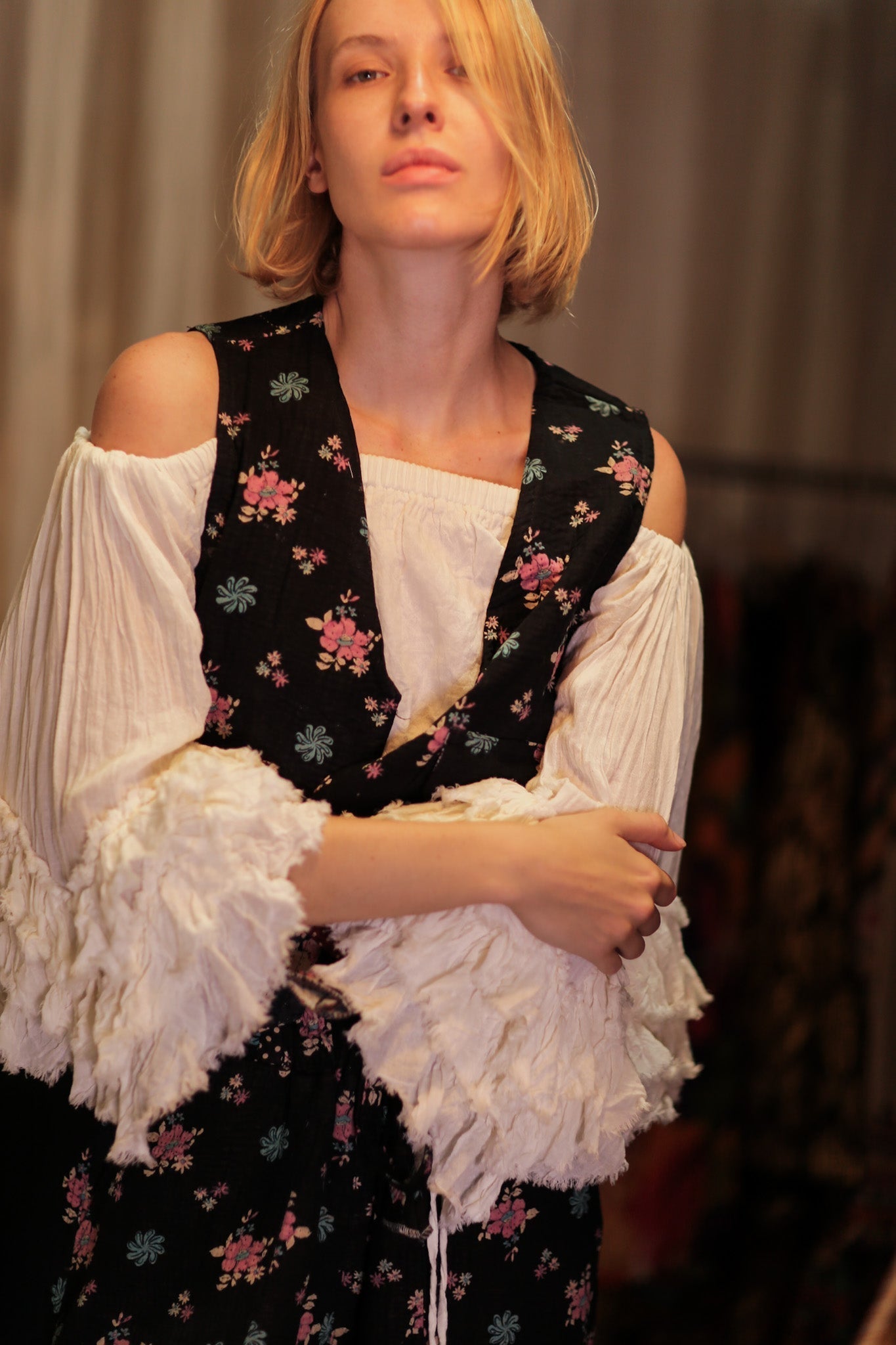 MARLENE KANTHA GILET MINI BOUQUET - MOMO STUDIO BERLIN - Berlin Concept Store - sustainable & ethical fashion