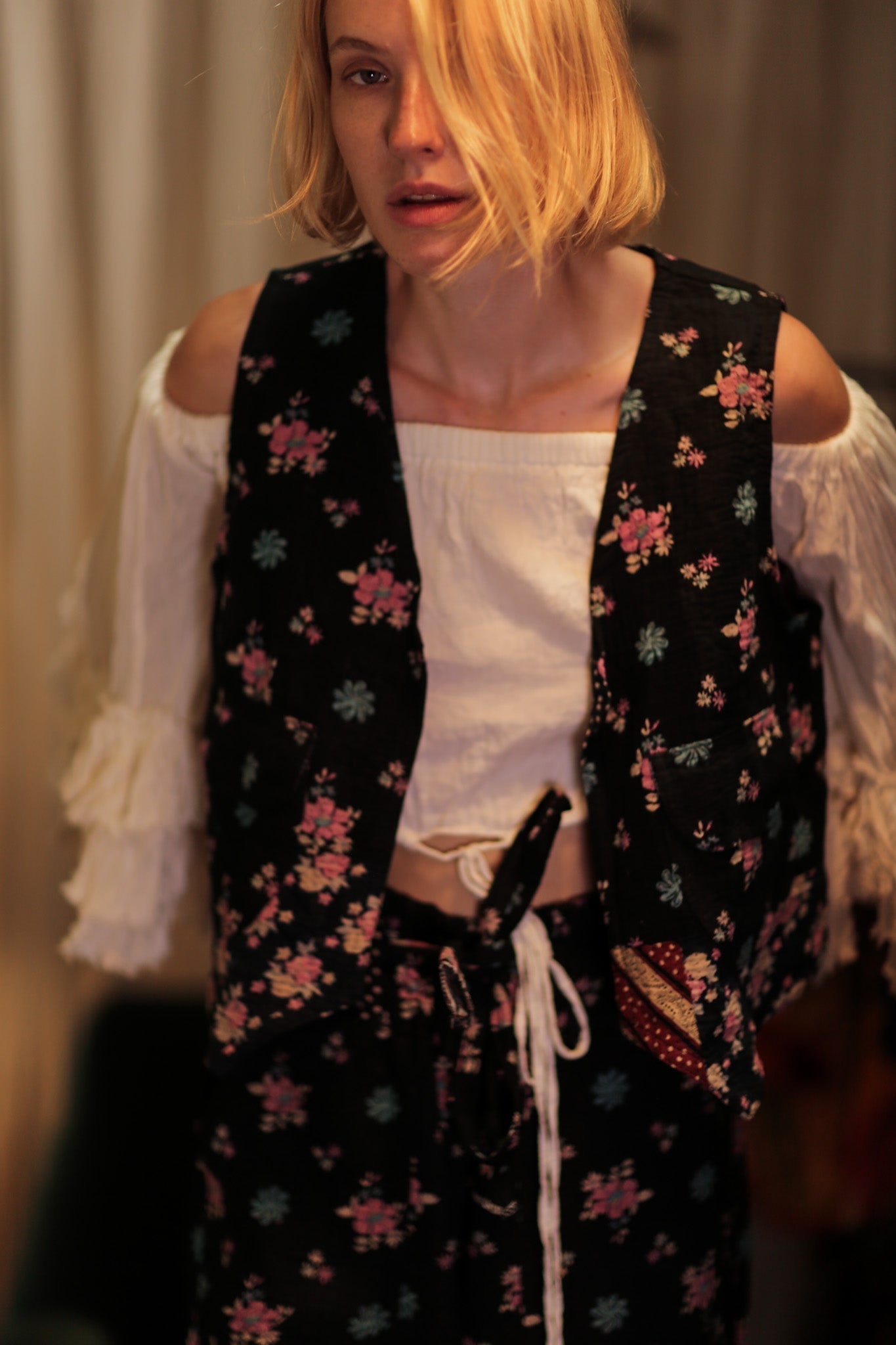 MARLENE KANTHA GILET MINI BOUQUET - MOMO STUDIO BERLIN - Berlin Concept Store - sustainable & ethical fashion