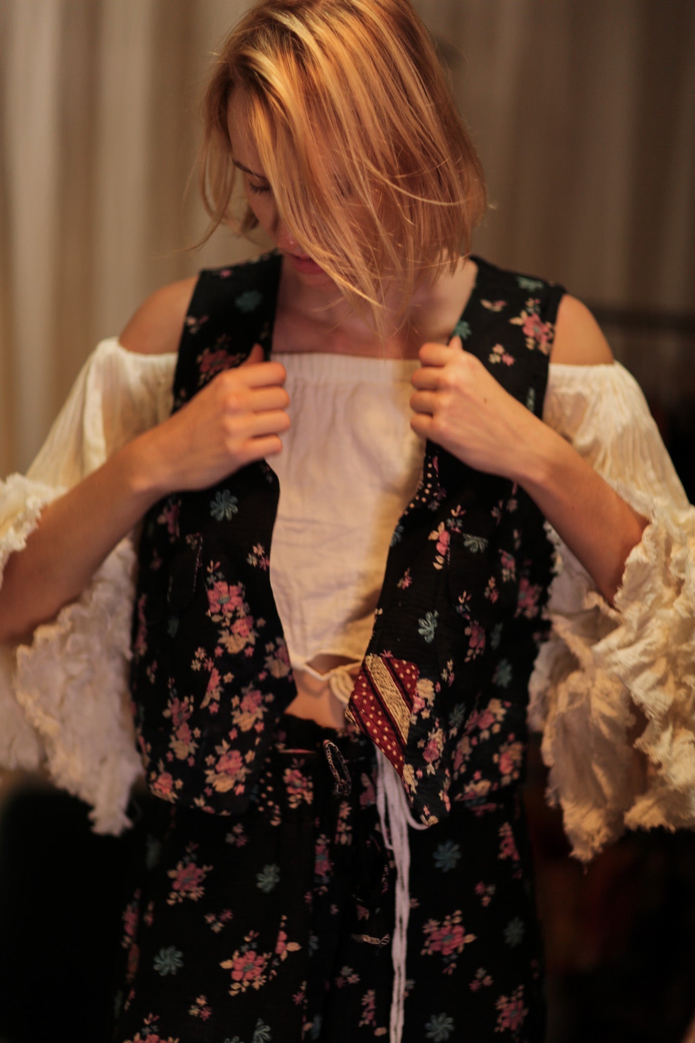 MARLENE KANTHA GILET MINI BOUQUET - MOMO STUDIO BERLIN - Berlin Concept Store - sustainable & ethical fashion