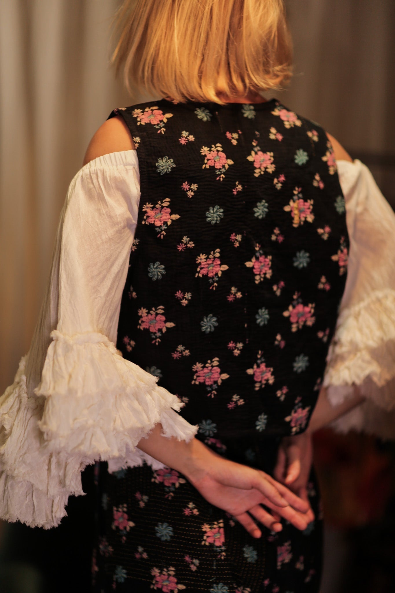 MARLENE KANTHA GILET MINI BOUQUET - MOMO STUDIO BERLIN - Berlin Concept Store - sustainable & ethical fashion
