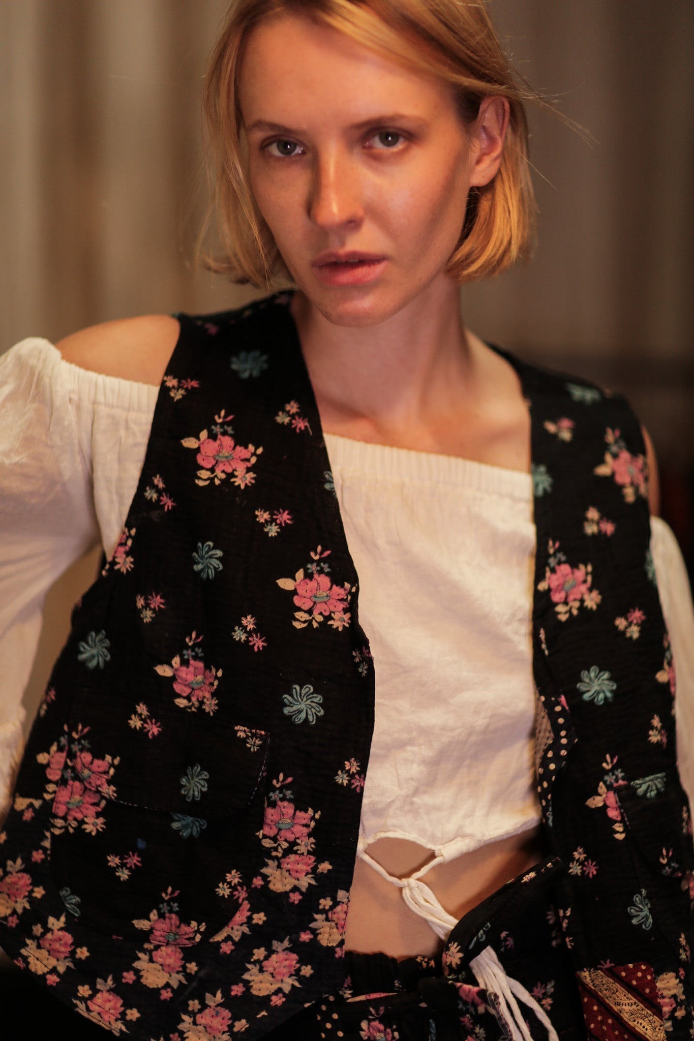 MARLENE KANTHA GILET MINI BOUQUET - MOMO STUDIO BERLIN - Berlin Concept Store - sustainable & ethical fashion