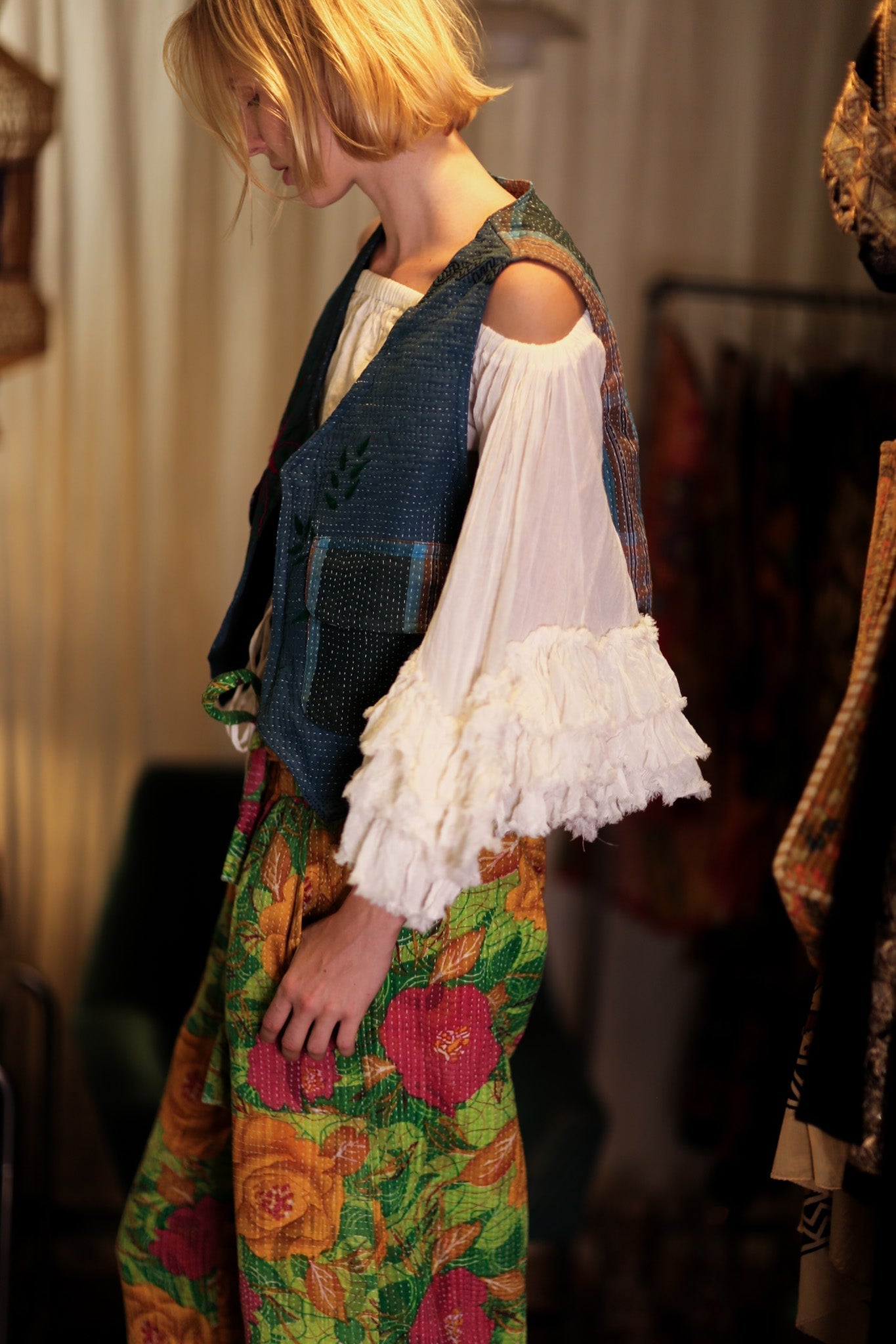 MARLENE KANTHA GILET TARTAN - MOMO STUDIO BERLIN - Berlin Concept Store - sustainable & ethical fashion
