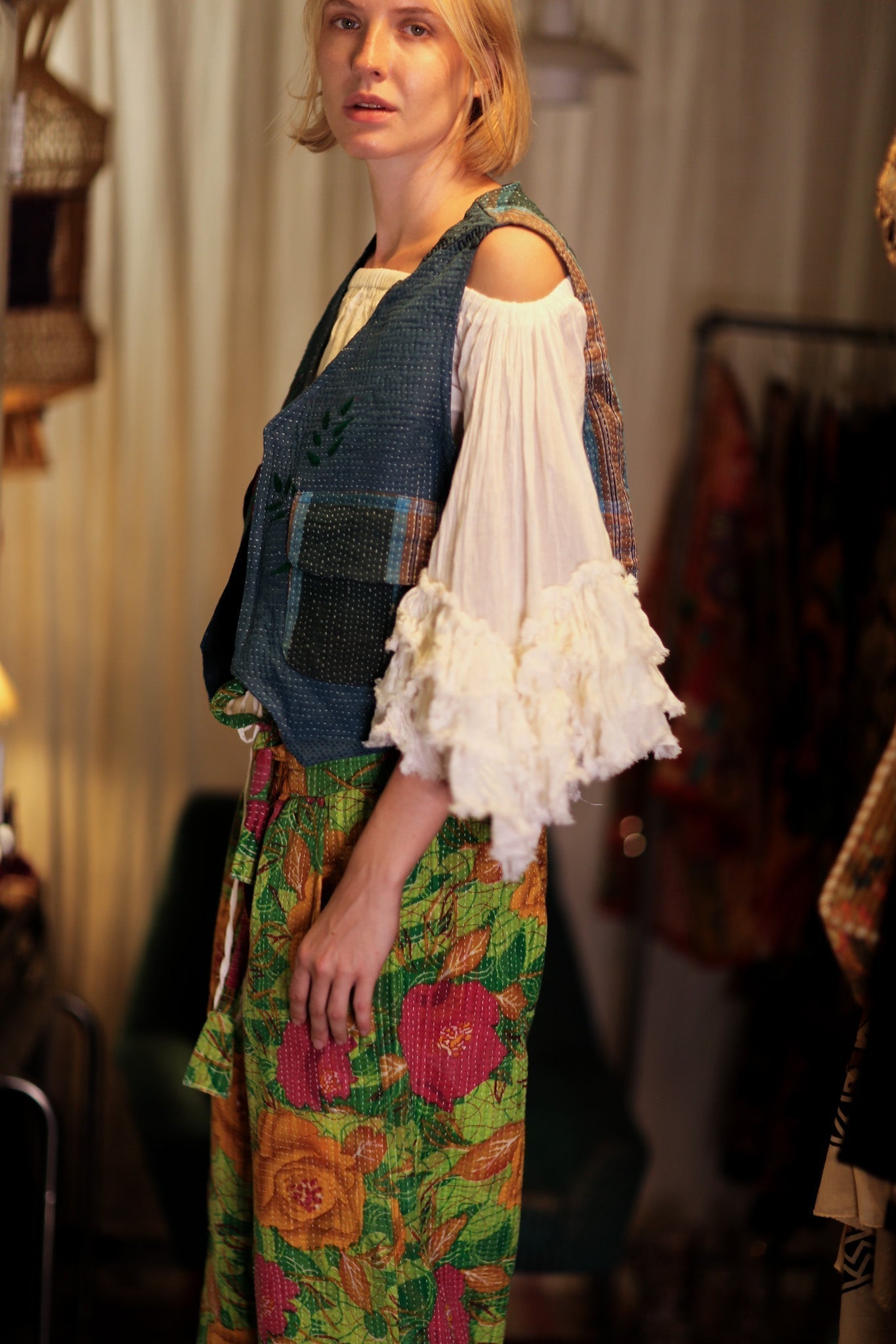 MARLENE KANTHA GILET TARTAN - MOMO STUDIO BERLIN - Berlin Concept Store - sustainable & ethical fashion