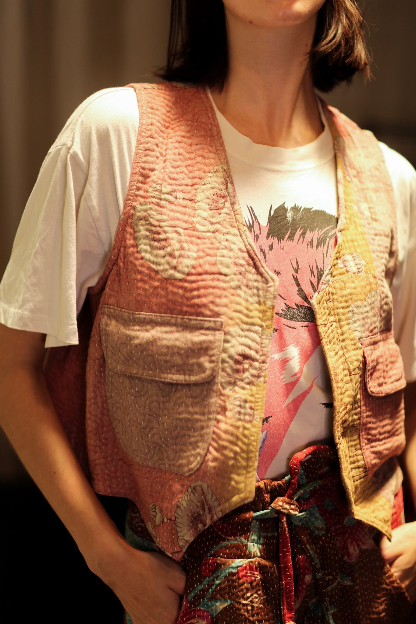 MARLENE KANTHA GILET VEST CHAMOMILE - MOMO STUDIO BERLIN - Berlin Concept Store - sustainable & ethical fashion