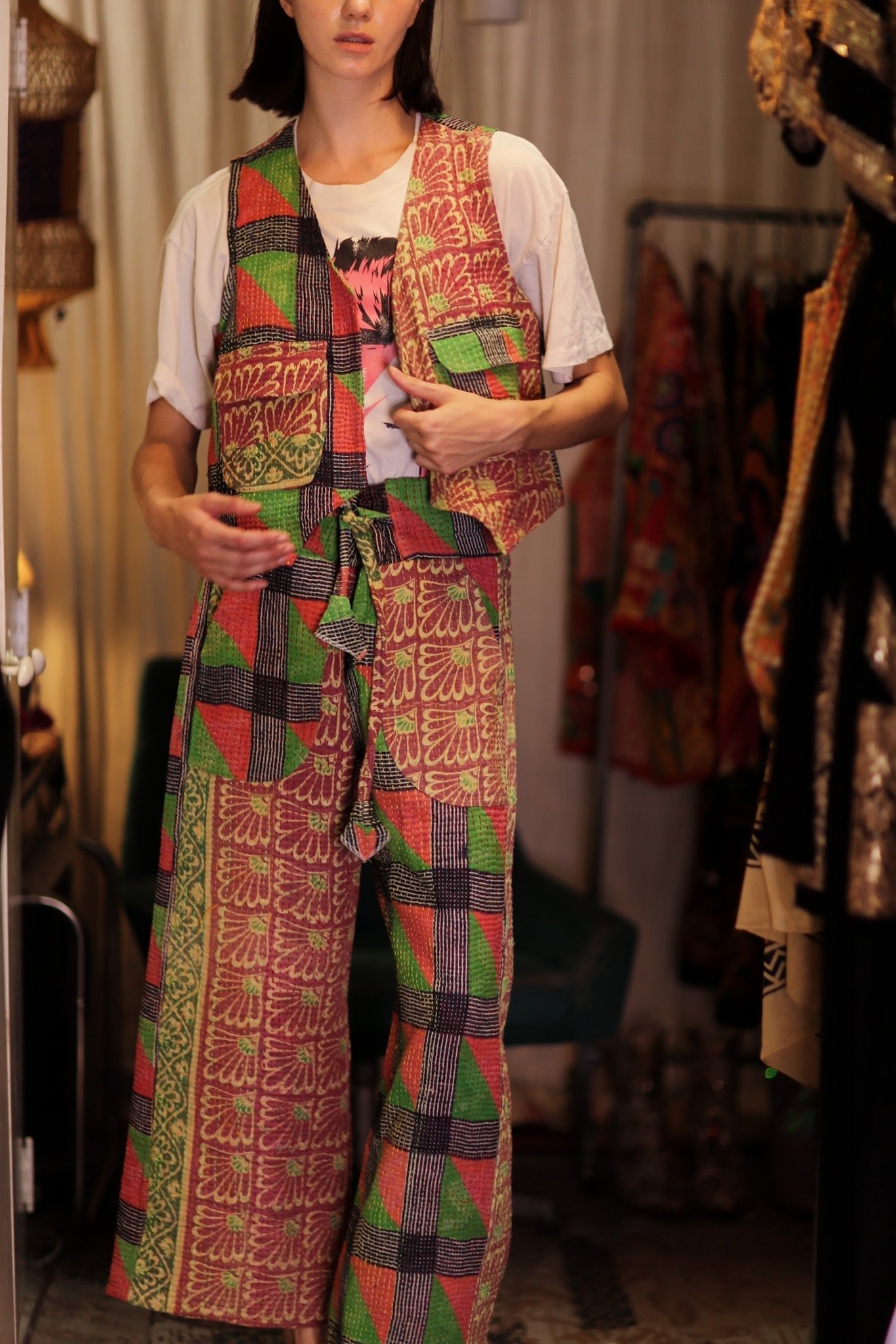 MARLENE KANTHA GILET VEST PRIMARY COLORS - MOMO STUDIO BERLIN - Berlin Concept Store - sustainable & ethical fashion