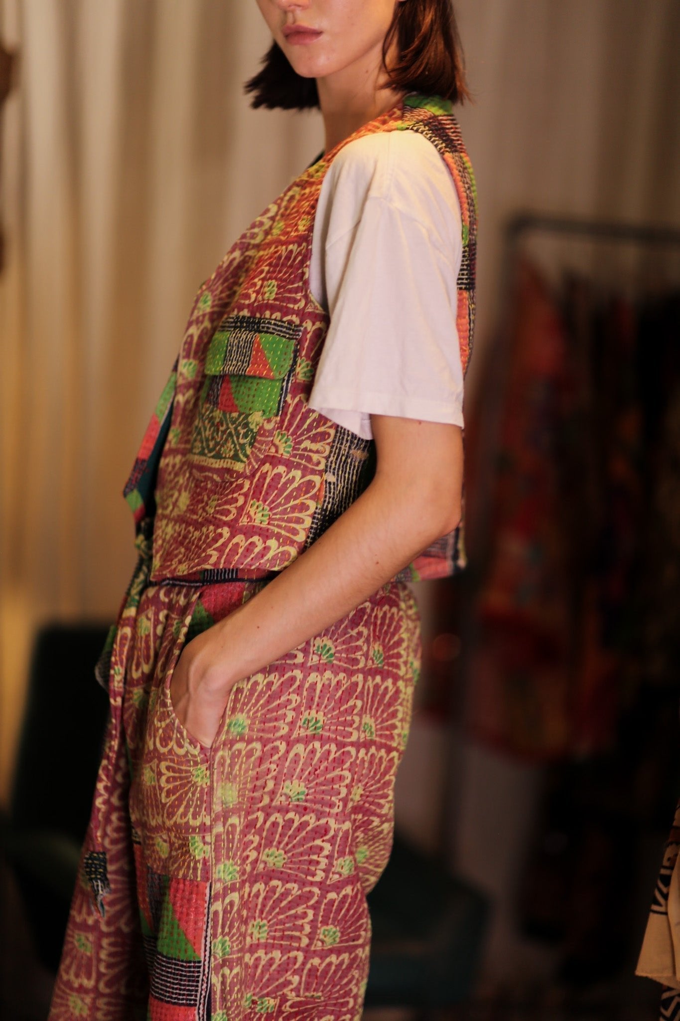 MARLENE KANTHA GILET VEST PRIMARY COLORS - MOMO STUDIO BERLIN - Berlin Concept Store - sustainable & ethical fashion