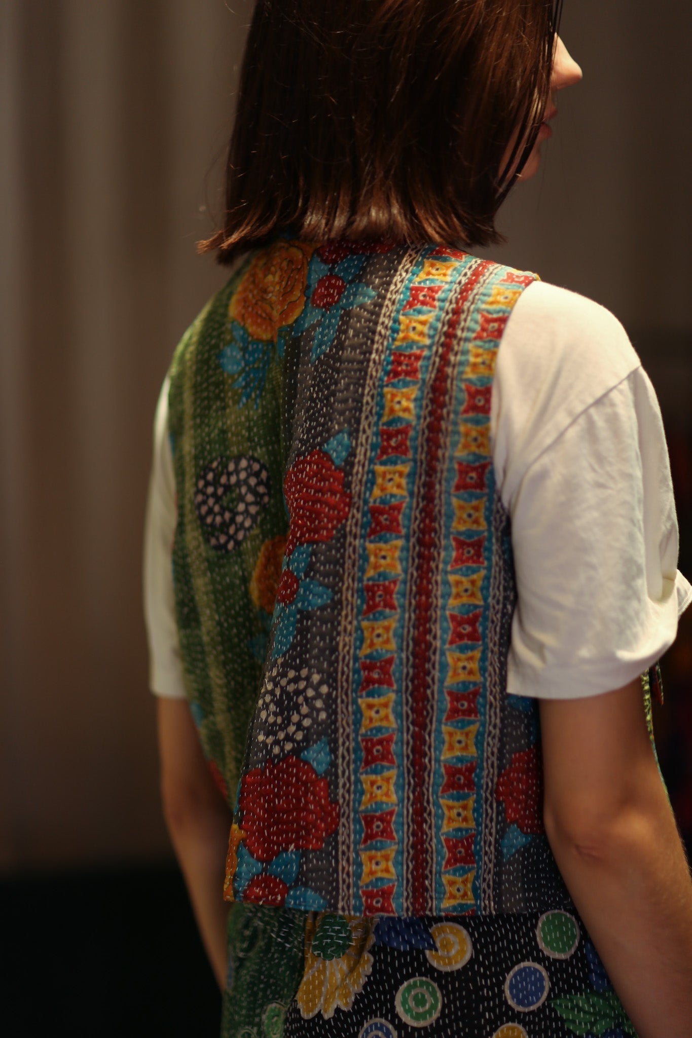 MARLENE KANTHA GILET VEST SALAD - MOMO STUDIO BERLIN - Berlin Concept Store - sustainable & ethical fashion