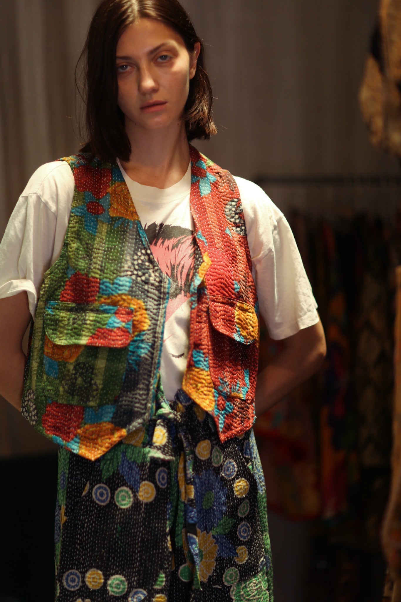 MARLENE KANTHA GILET VEST SALAD - MOMO STUDIO BERLIN - Berlin Concept Store - sustainable & ethical fashion
