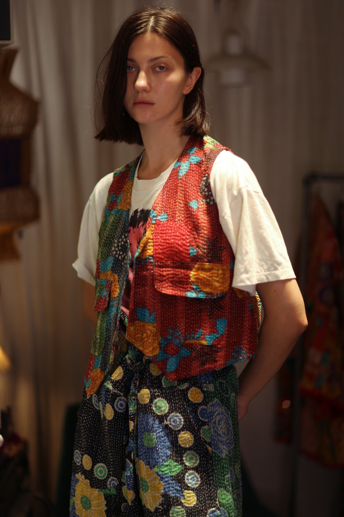 MARLENE KANTHA GILET VEST SALAD - MOMO STUDIO BERLIN - Berlin Concept Store - sustainable & ethical fashion
