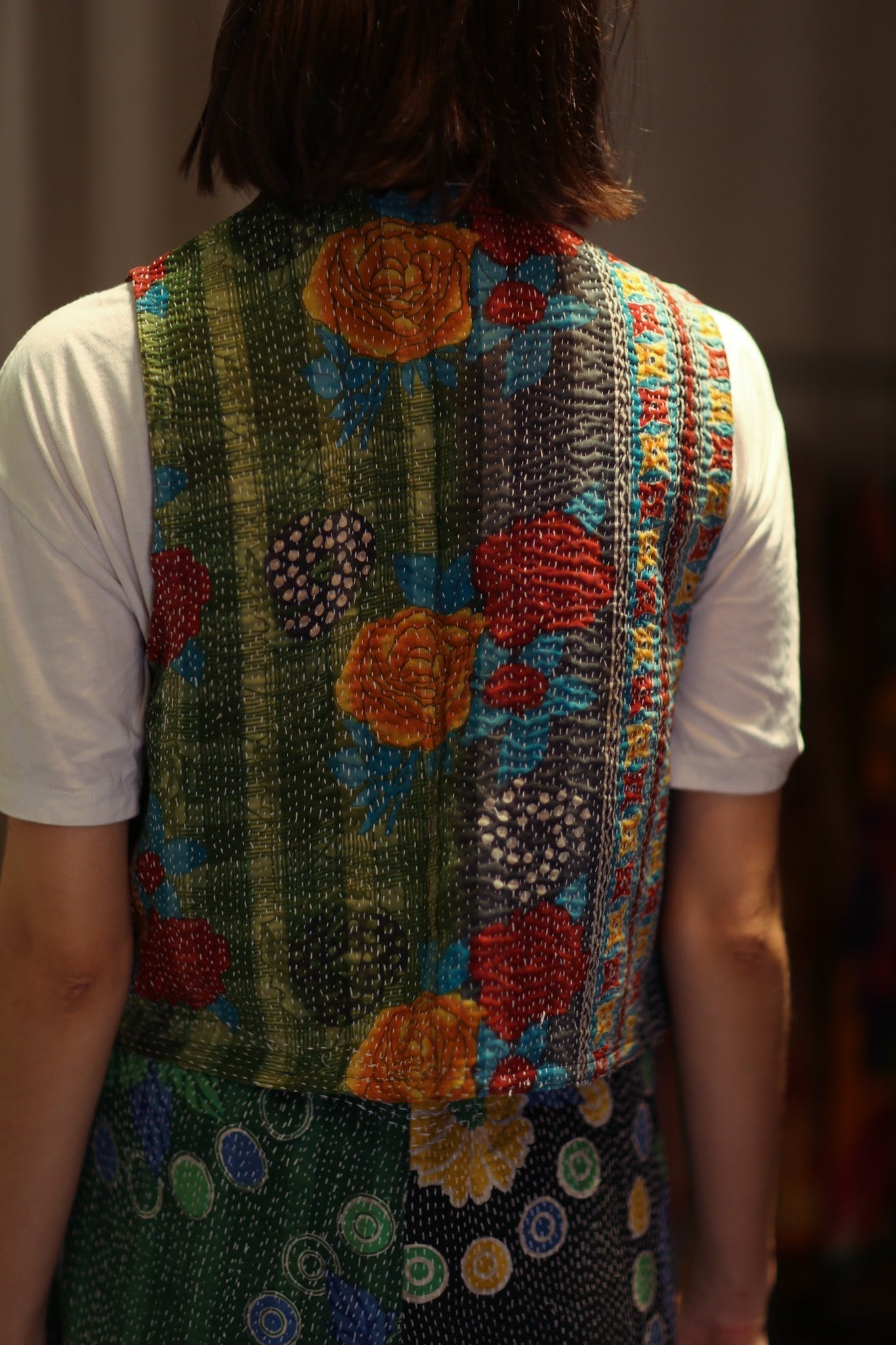 MARLENE KANTHA GILET VEST SALAD - MOMO STUDIO BERLIN - Berlin Concept Store - sustainable & ethical fashion