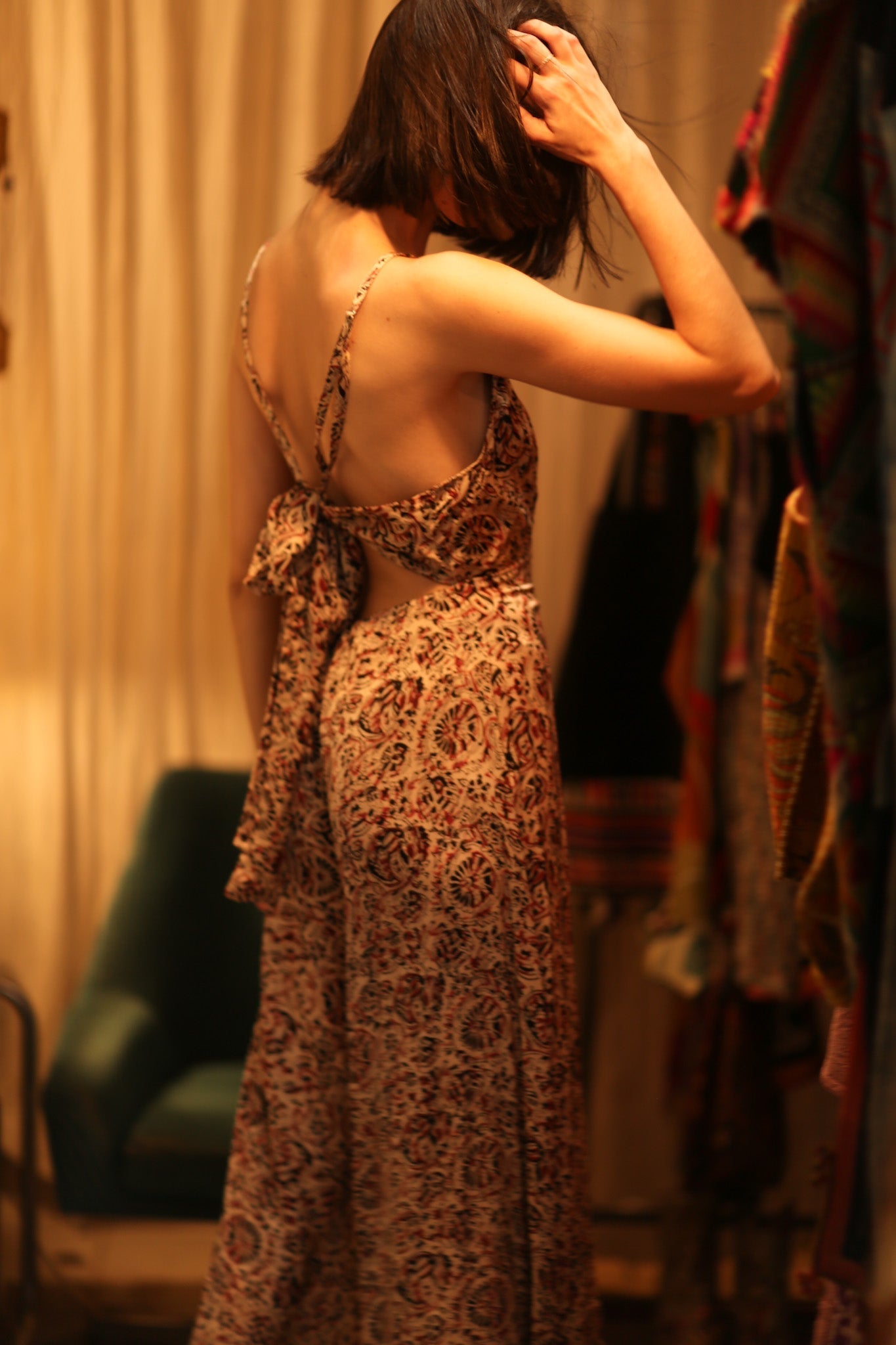NEIS SILK JUMPSUIT CIRCUS RED - MOMO STUDIO BERLIN - Berlin Concept Store - sustainable & ethical fashion