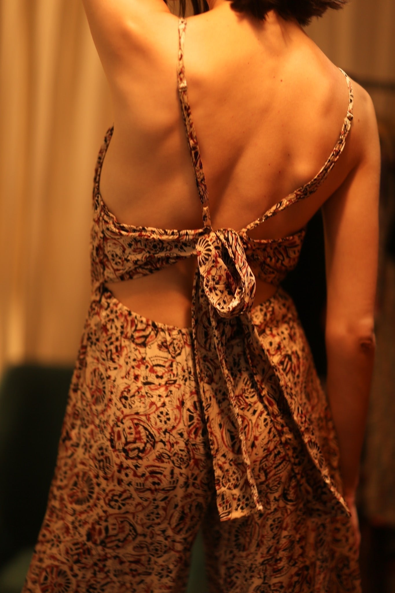 NEIS SILK JUMPSUIT CIRCUS RED - MOMO STUDIO BERLIN - Berlin Concept Store - sustainable & ethical fashion
