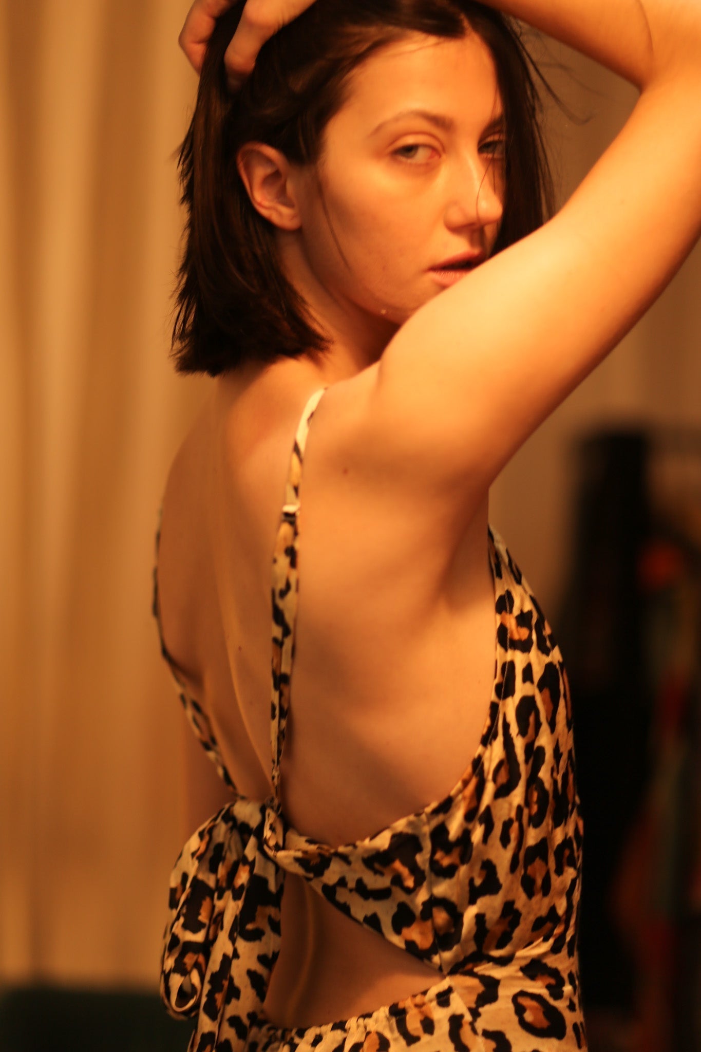 NEIS SILK JUMPSUIT PALE LEO - MOMO STUDIO BERLIN - Berlin Concept Store - sustainable & ethical fashion