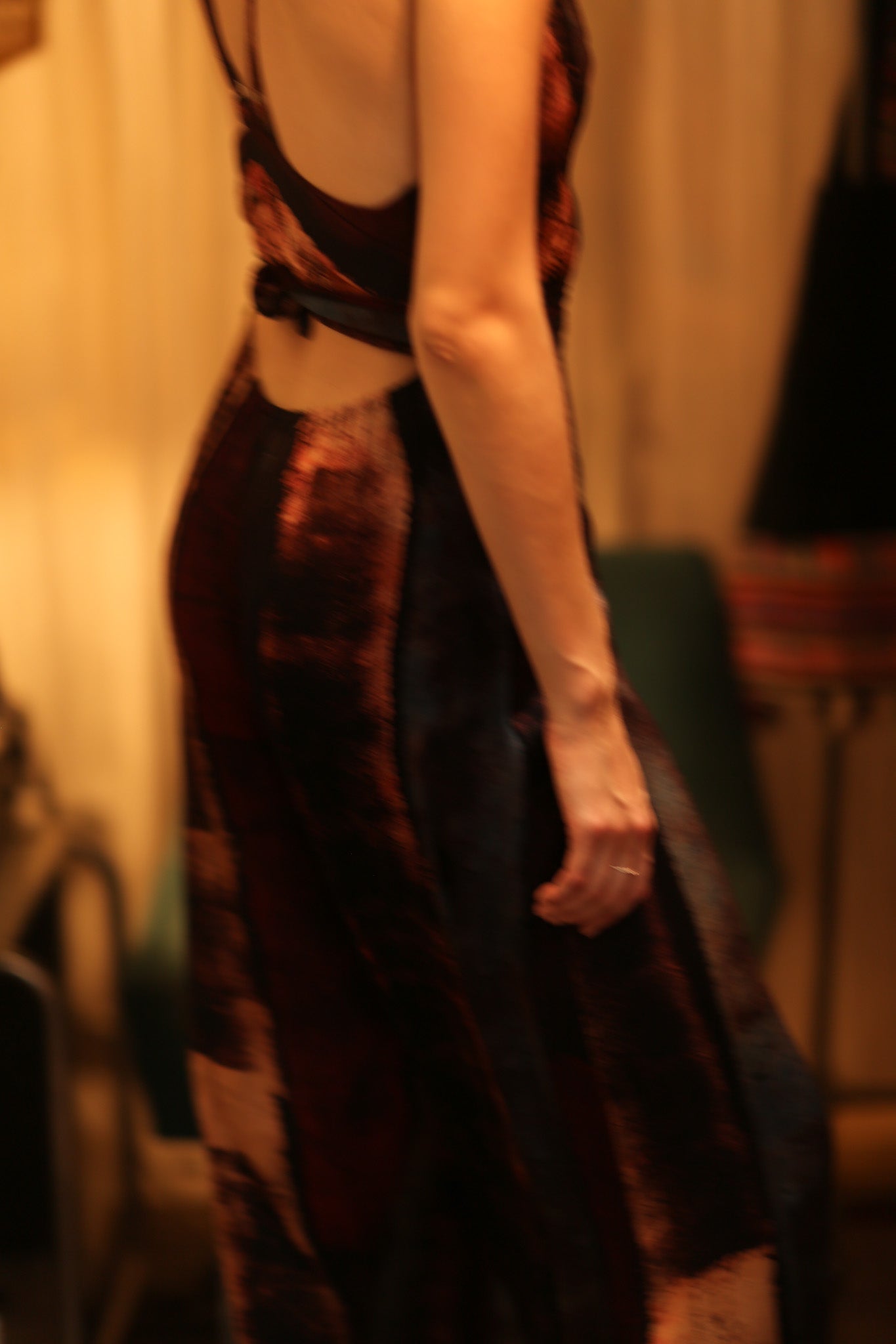 NEIS SILK JUMPSUIT RED STRIPE - MOMO STUDIO BERLIN - Berlin Concept Store - sustainable & ethical fashion