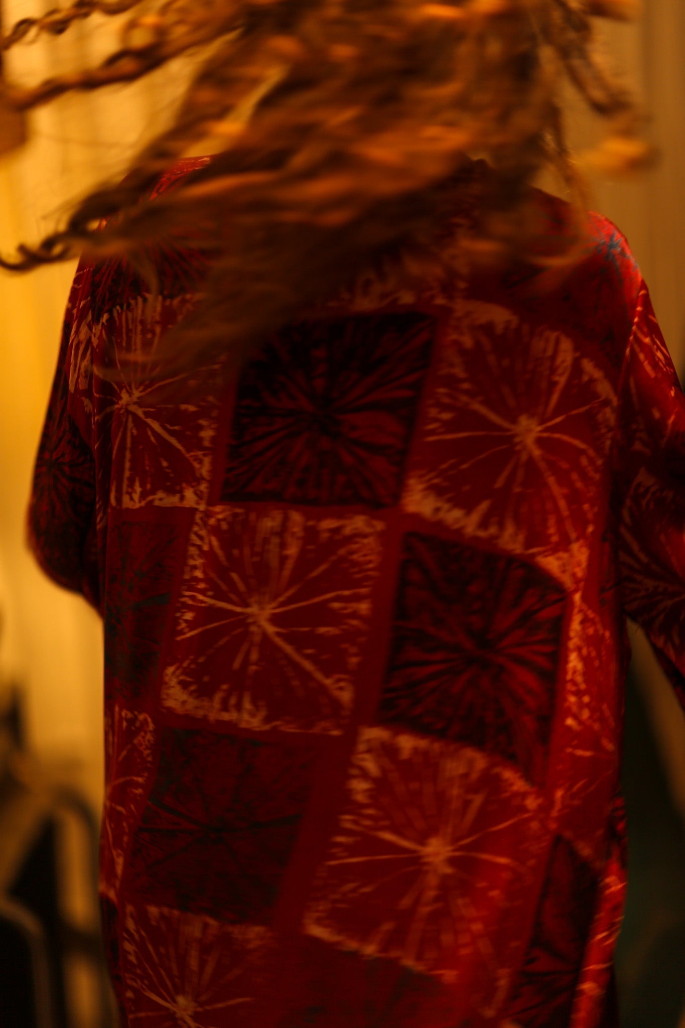 PINA SILK KIMONO ANANAS RED - MOMO STUDIO BERLIN - Berlin Concept Store - sustainable & ethical fashion