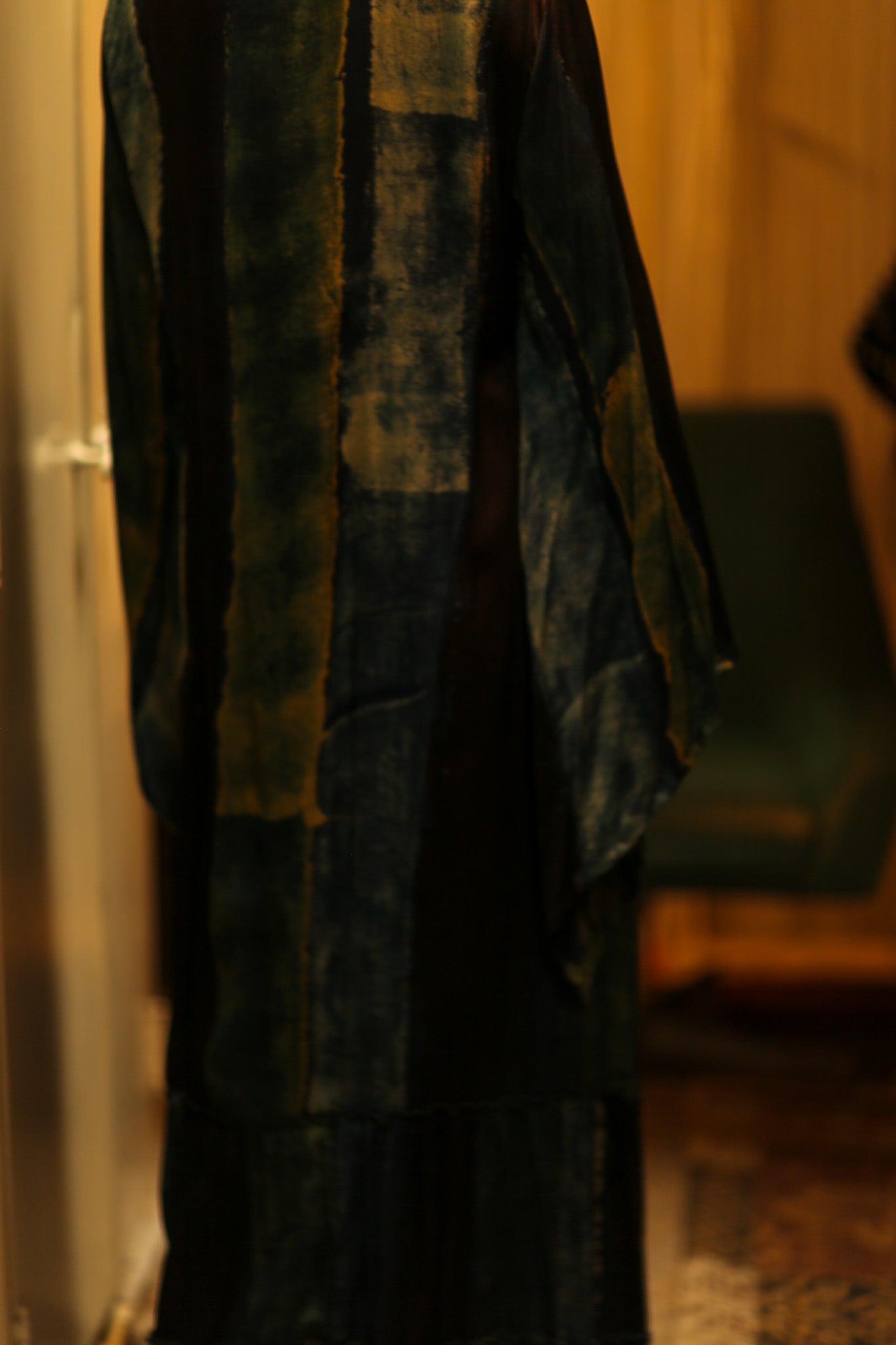 PINA SILK KIMONO BLUE STRIPE - MOMO STUDIO BERLIN - Berlin Concept Store - sustainable & ethical fashion