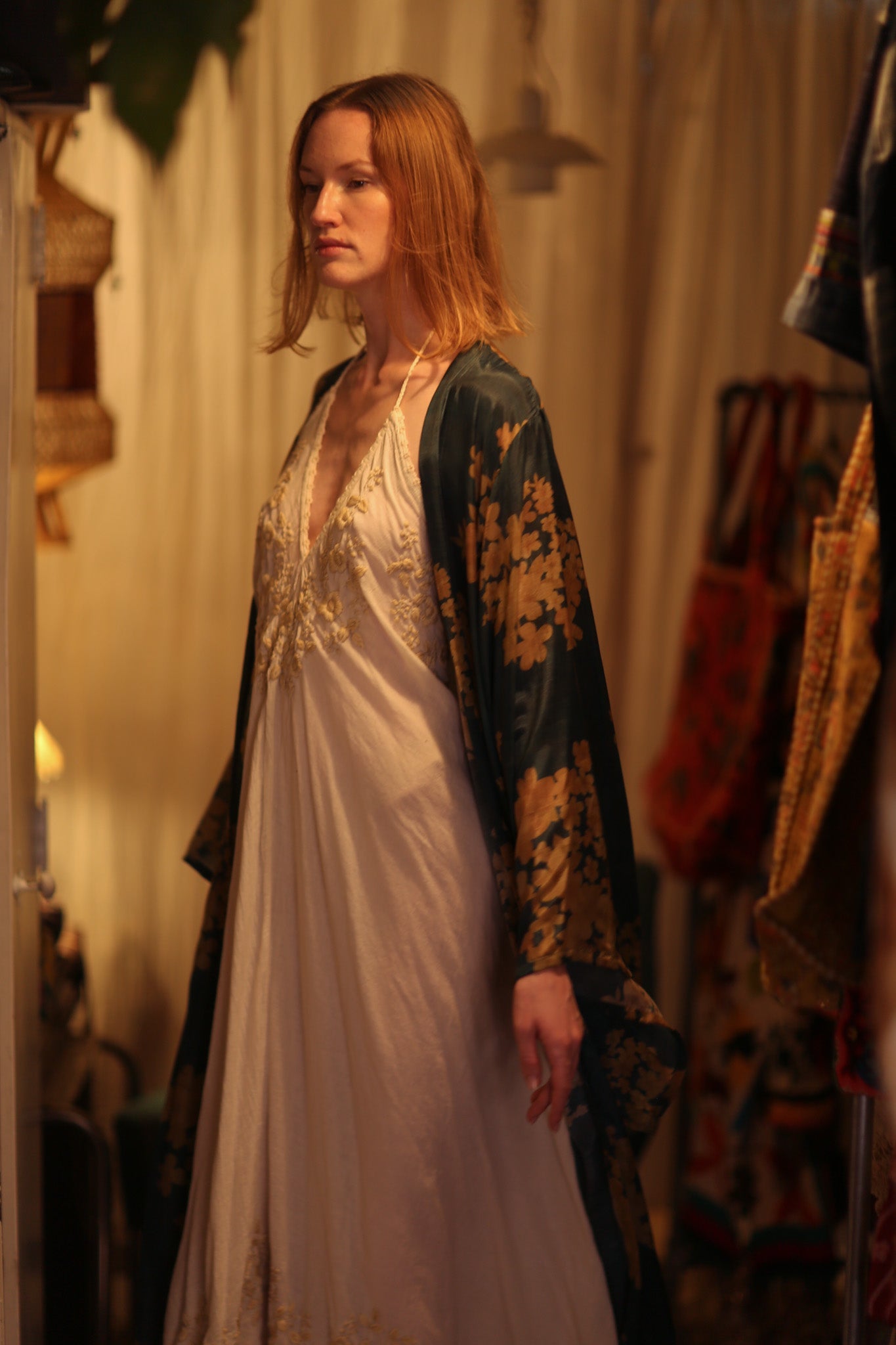 PINA SILK KIMONO GOLDEN BOUQUET - MOMO STUDIO BERLIN - Berlin Concept Store - sustainable & ethical fashion