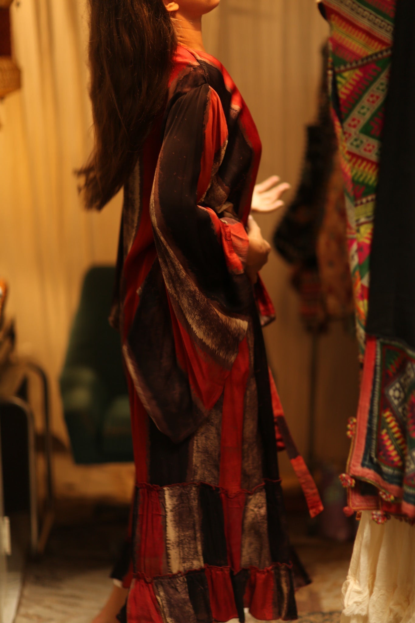 PINA XL SILK KIMONO POPPY RED - MOMO STUDIO BERLIN - Berlin Concept Store - sustainable & ethical fashion
