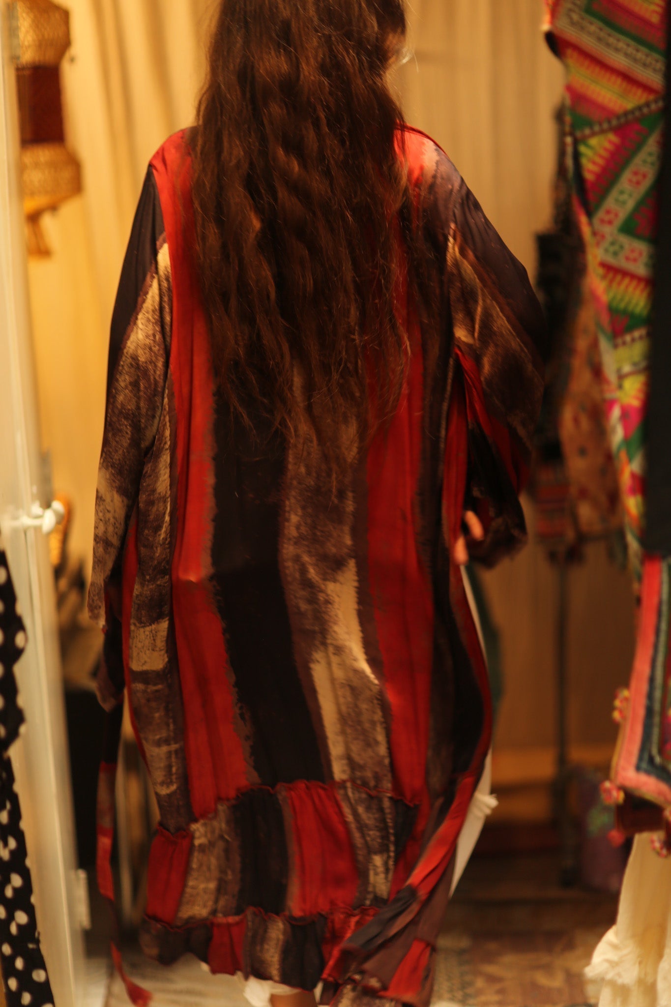 PINA XL SILK KIMONO POPPY RED - MOMO STUDIO BERLIN - Berlin Concept Store - sustainable & ethical fashion