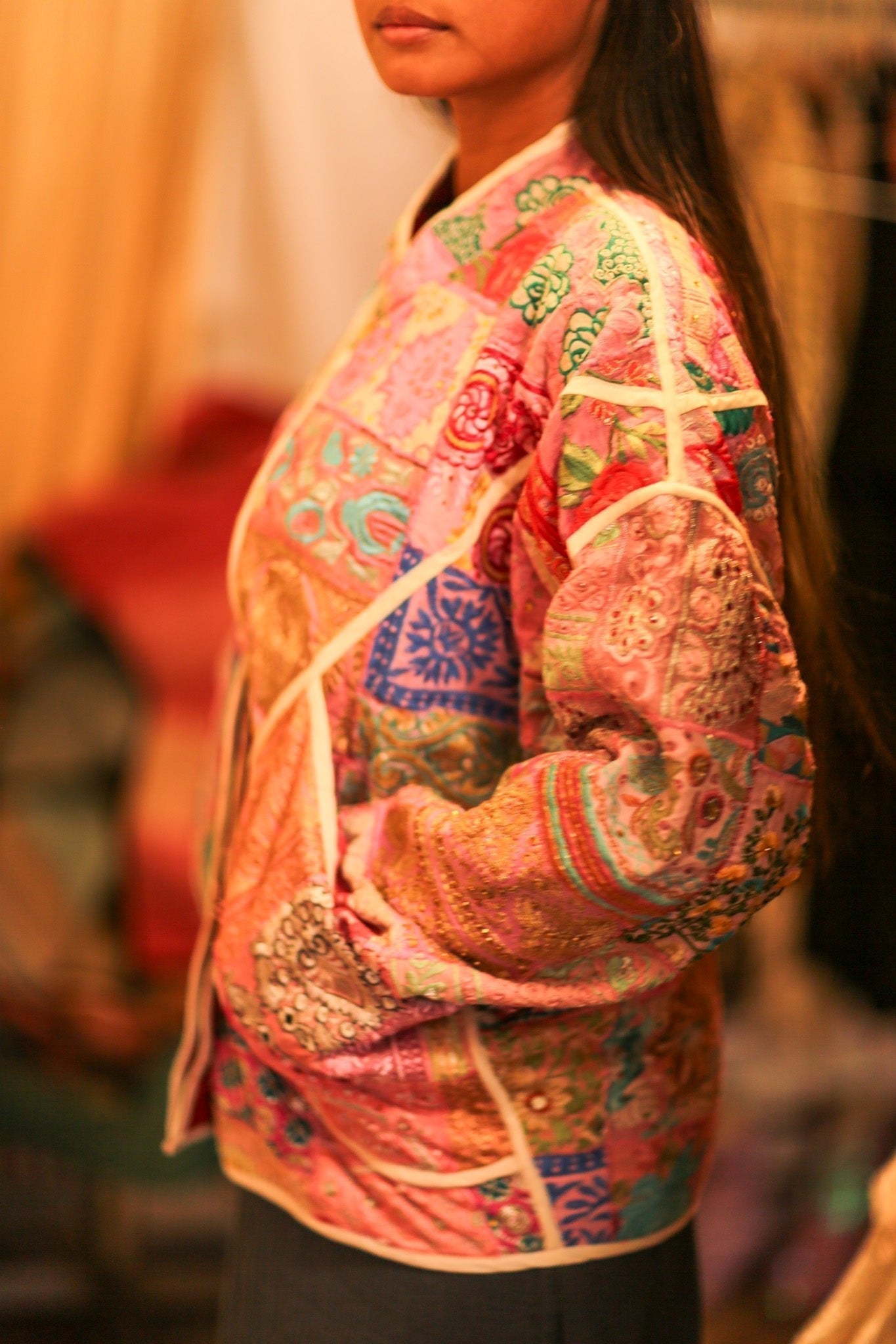 PINK PATCHWORK JACKET FRINA - MOMO STUDIO BERLIN - Berlin Concept Store - sustainable & ethical fashion