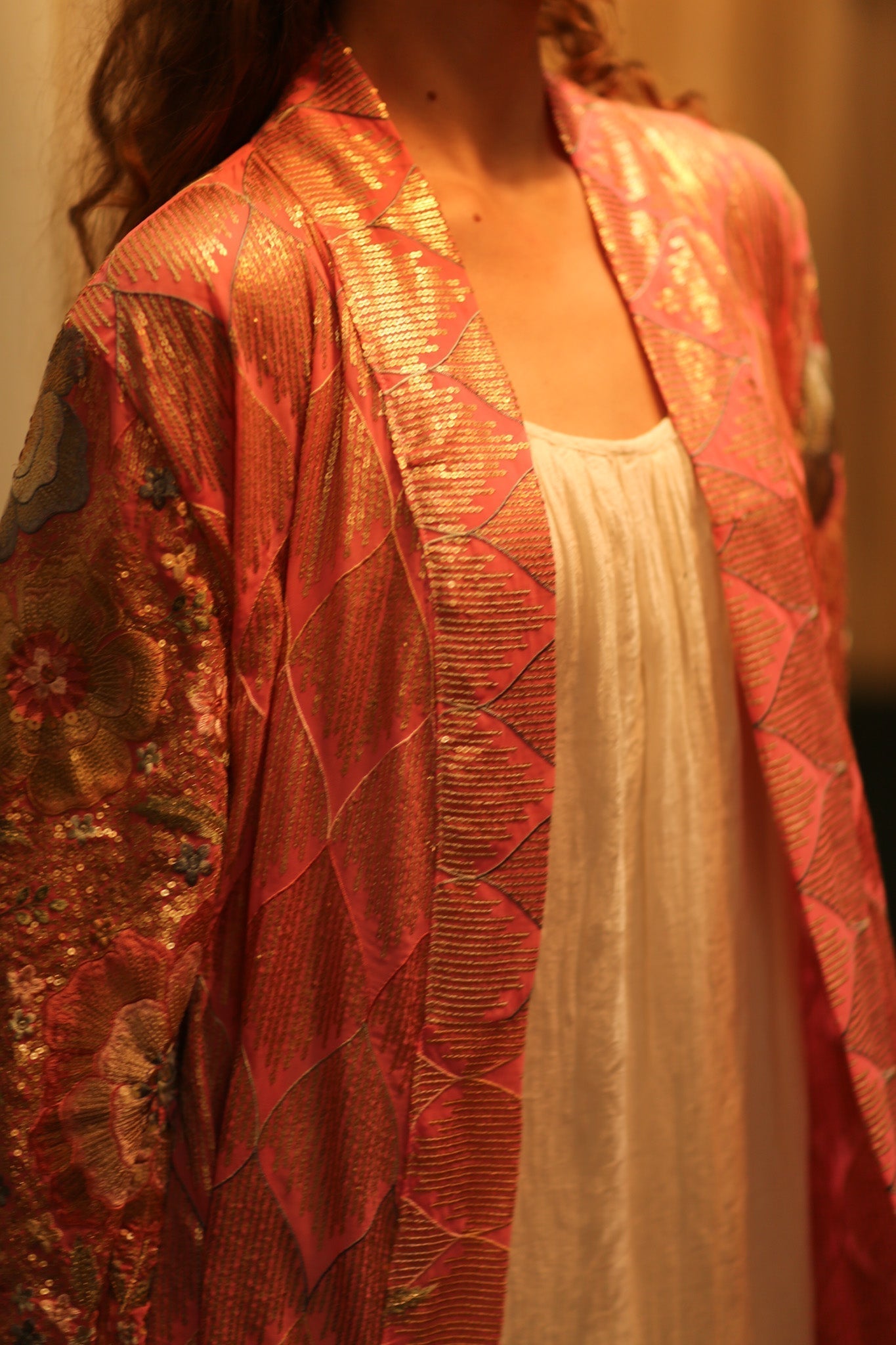 PINK SEQUIN KIMONO ARABELLA - MOMO STUDIO BERLIN - Berlin Concept Store - sustainable & ethical fashion