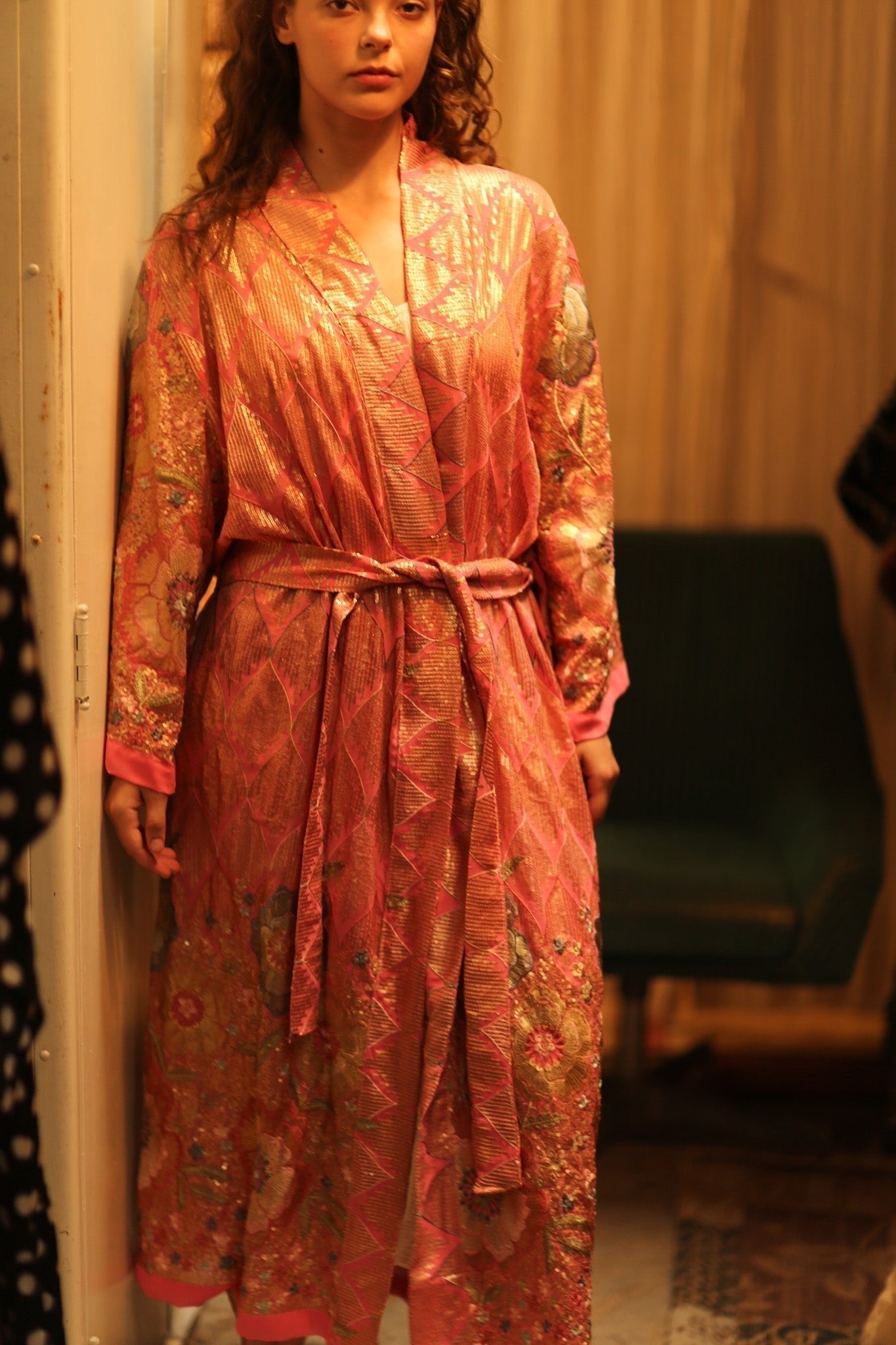 PINK SEQUIN KIMONO ARABELLA - MOMO STUDIO BERLIN - Berlin Concept Store - sustainable & ethical fashion