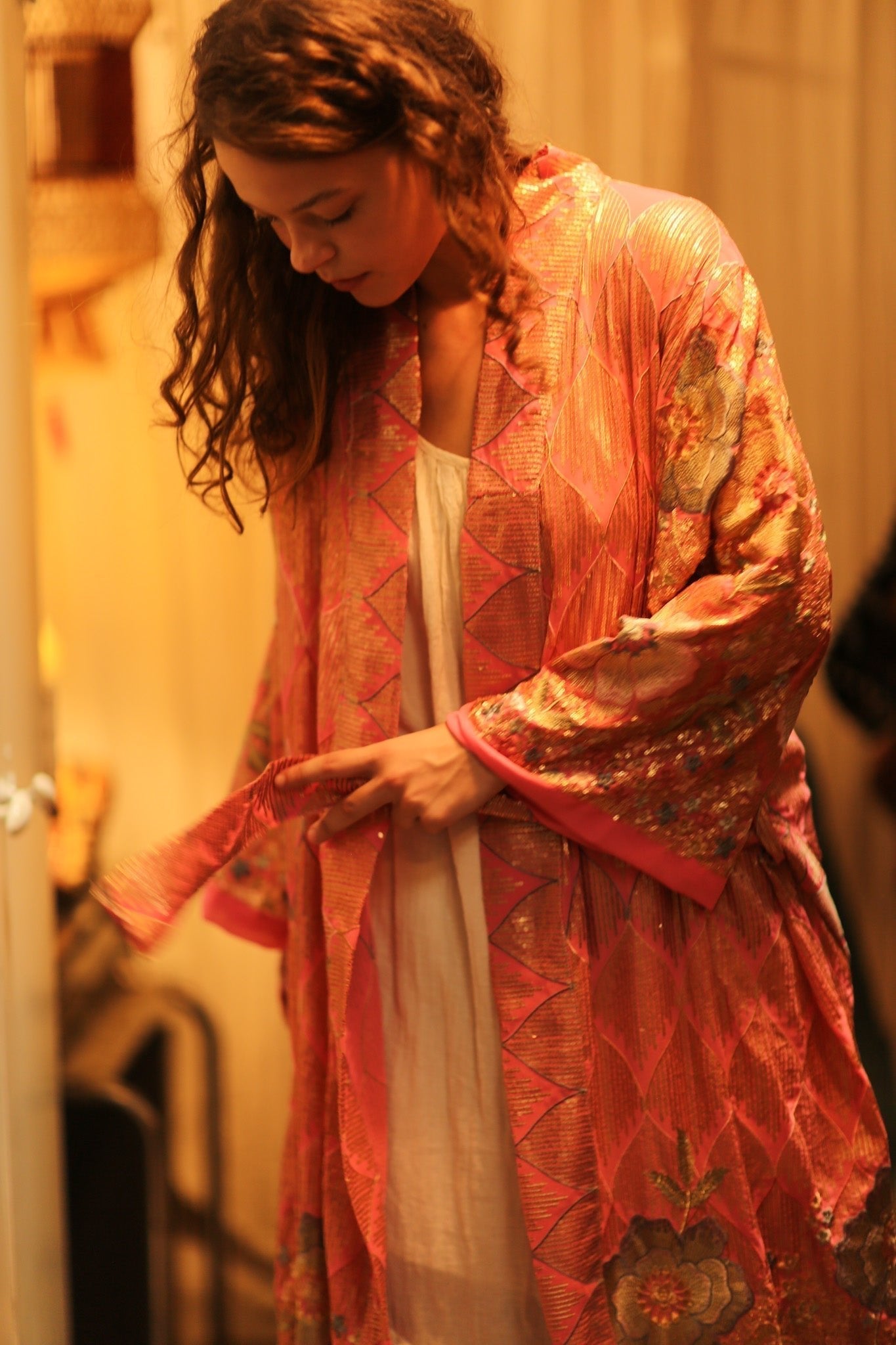 PINK SEQUIN KIMONO ARABELLA - MOMO STUDIO BERLIN - Berlin Concept Store - sustainable & ethical fashion