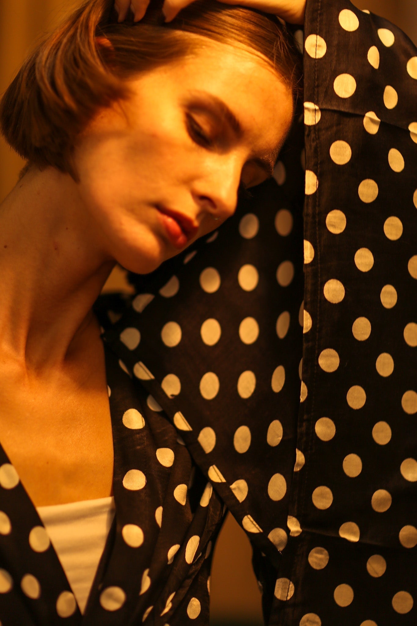 POLKA DOT XXL WING KIMONO JINU - MOMO STUDIO BERLIN - Berlin Concept Store - sustainable & ethical fashion