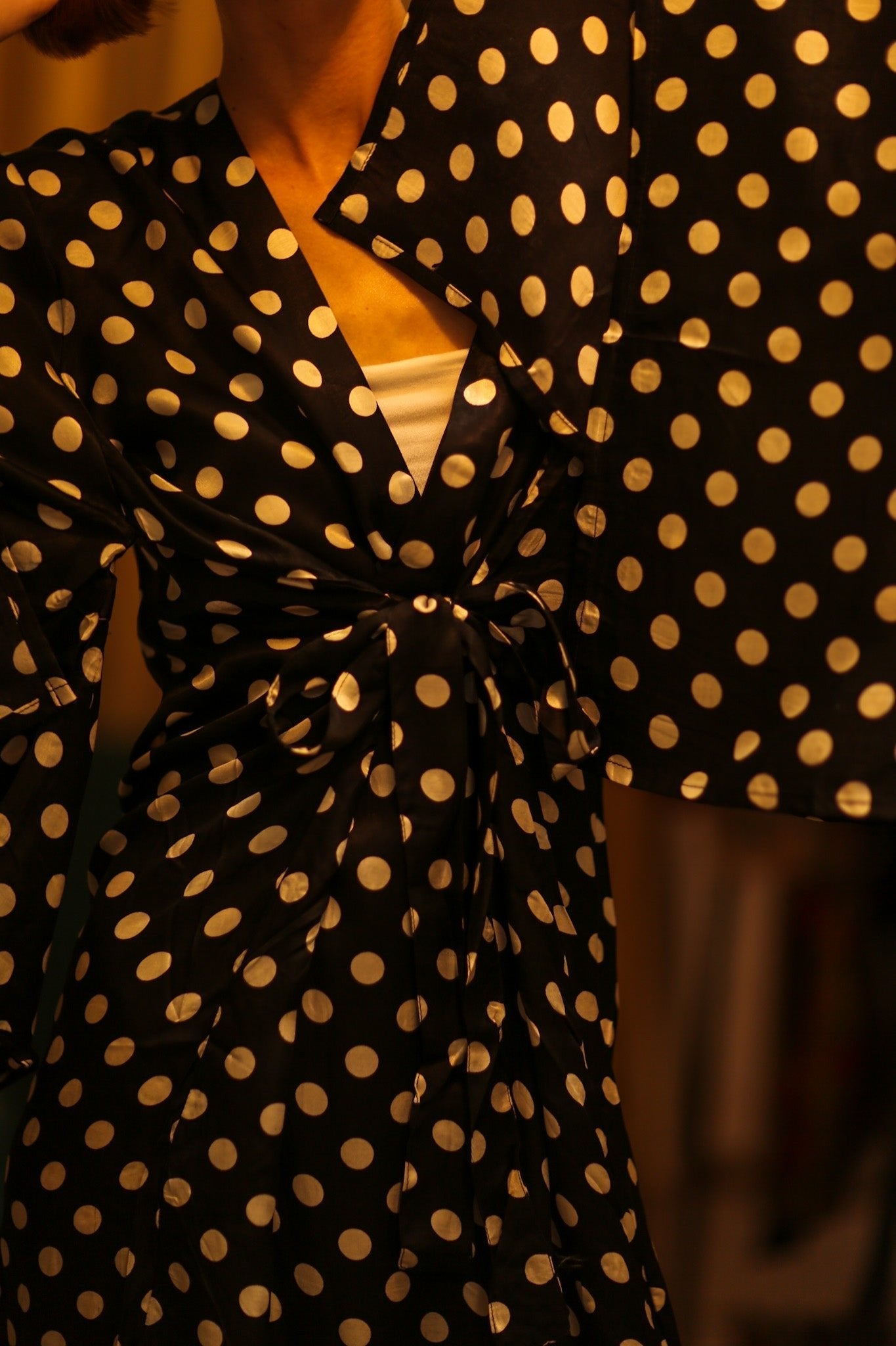 POLKA DOT XXL WING KIMONO JINU - MOMO STUDIO BERLIN - Berlin Concept Store - sustainable & ethical fashion