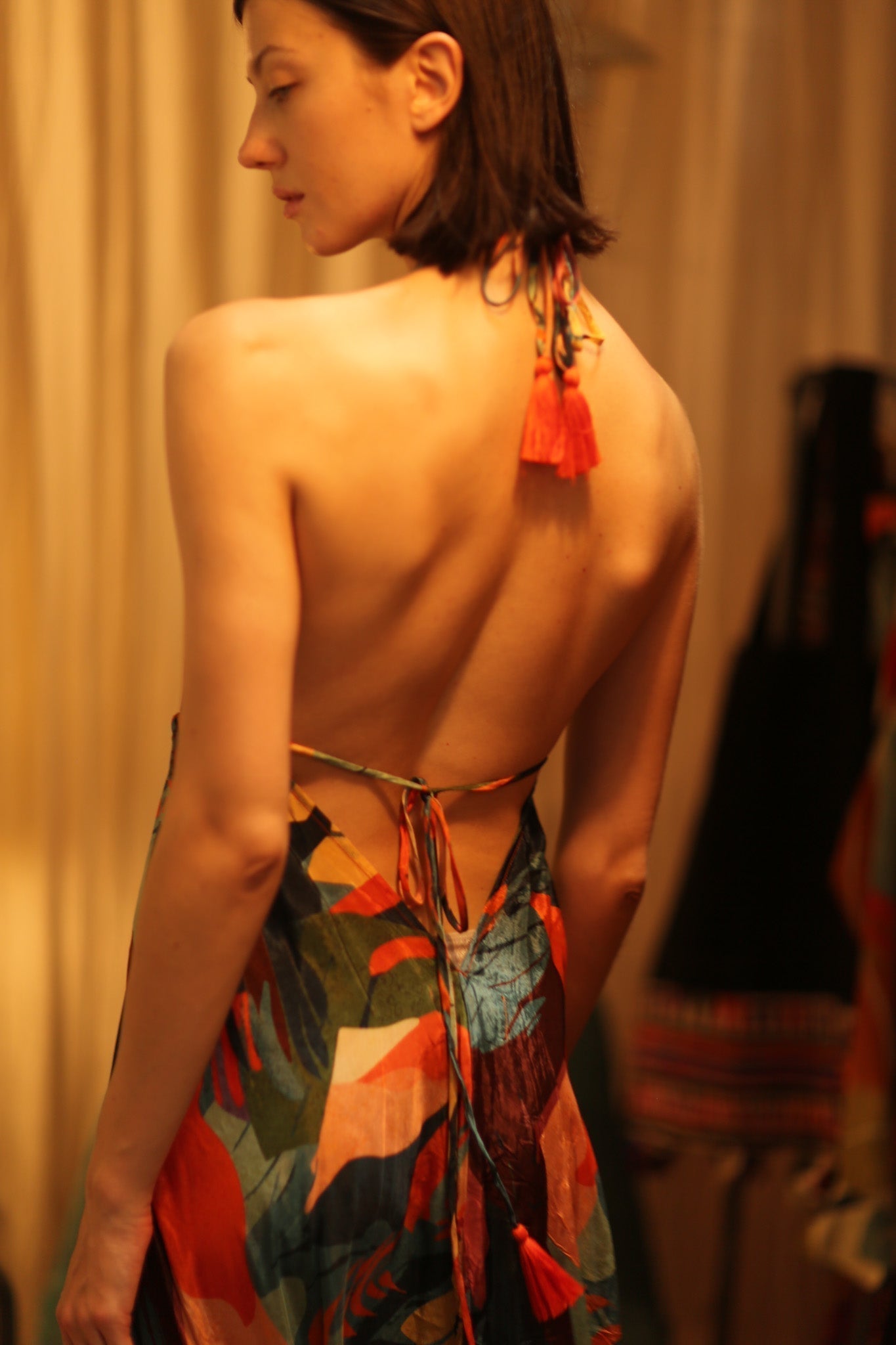 SILK DRESS HANNAH JUNGLE FEVER - MOMO STUDIO BERLIN - Berlin Concept Store - sustainable & ethical fashion